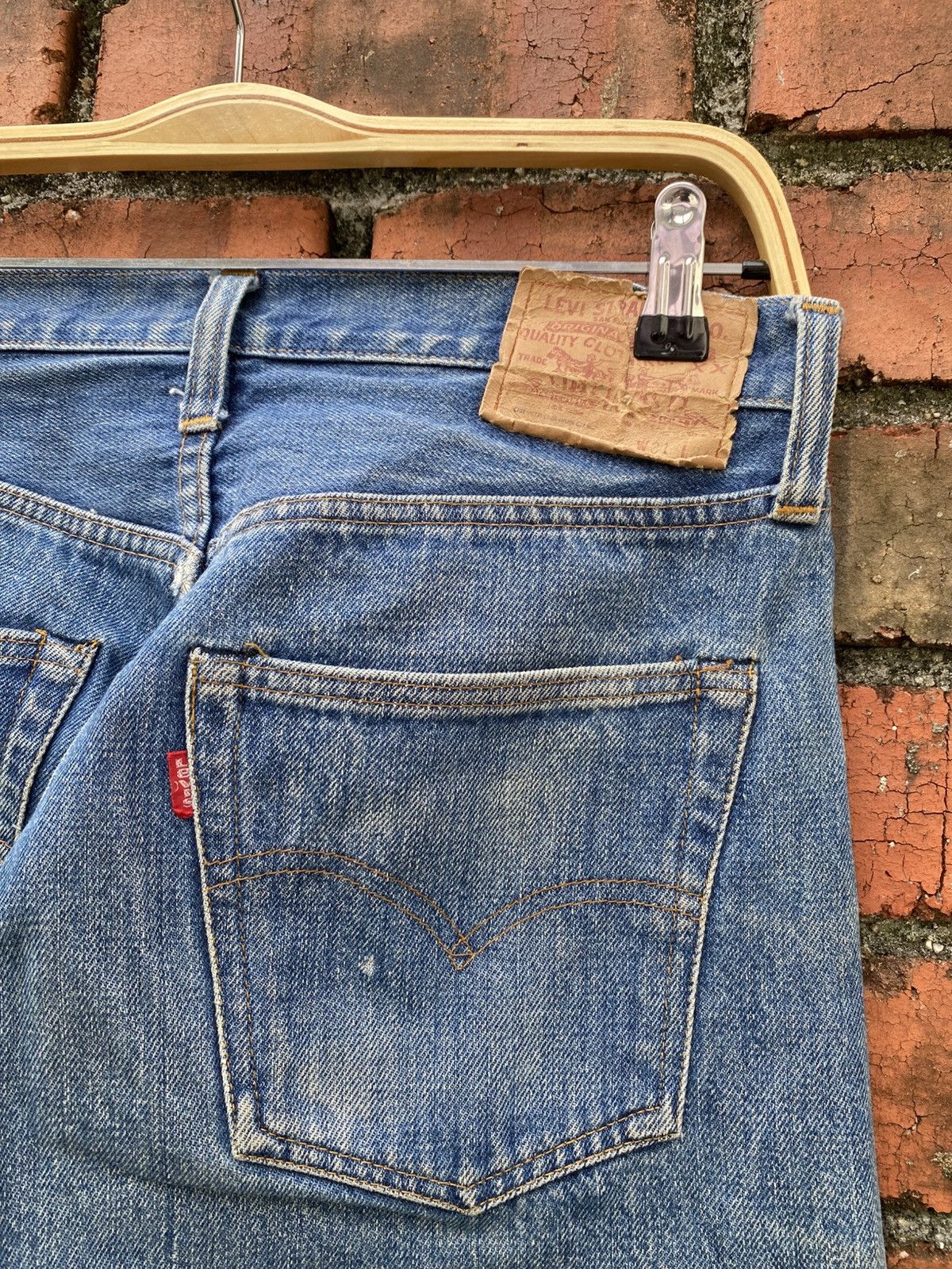 Levi's Vintage Clothing W30x31 Vintage levi's 501 redline 70s single stich USA Size US 30 / EU 46 - 3 Thumbnail