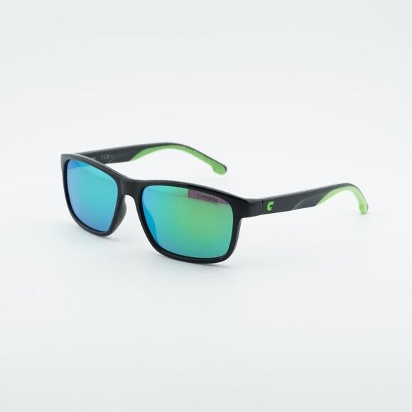 Carrera CARRERA 2047T/S 07ZJ Z9 Sunglasses Black/Green Rectangle Size ONE SIZE - 1 Thumbnail