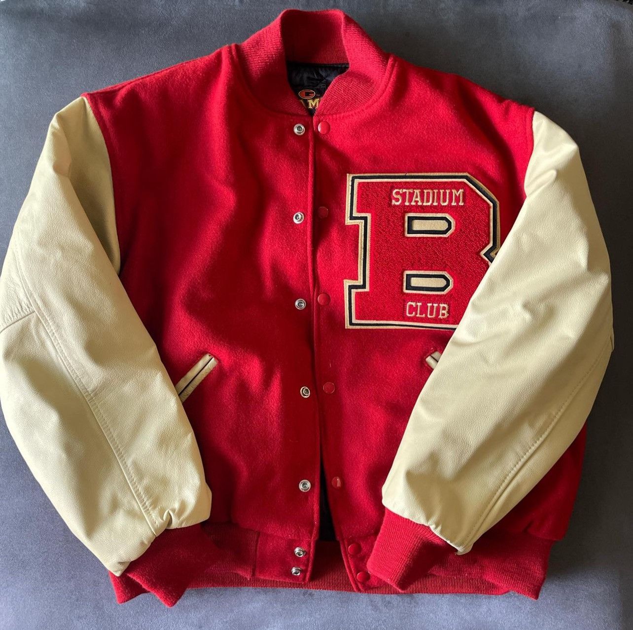 Vintage VINTAGE 90’s LETTERMAN JACKET Size US L / EU 52-54 / 3 - 1 Thumbnail