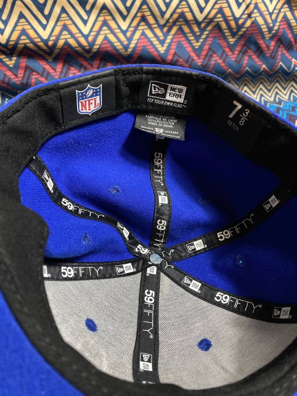 NFL Amazing Real rabbit fur Y2K Ushanka Hat (Trapper Hat) Size ONE SIZE - 2 Thumbnail