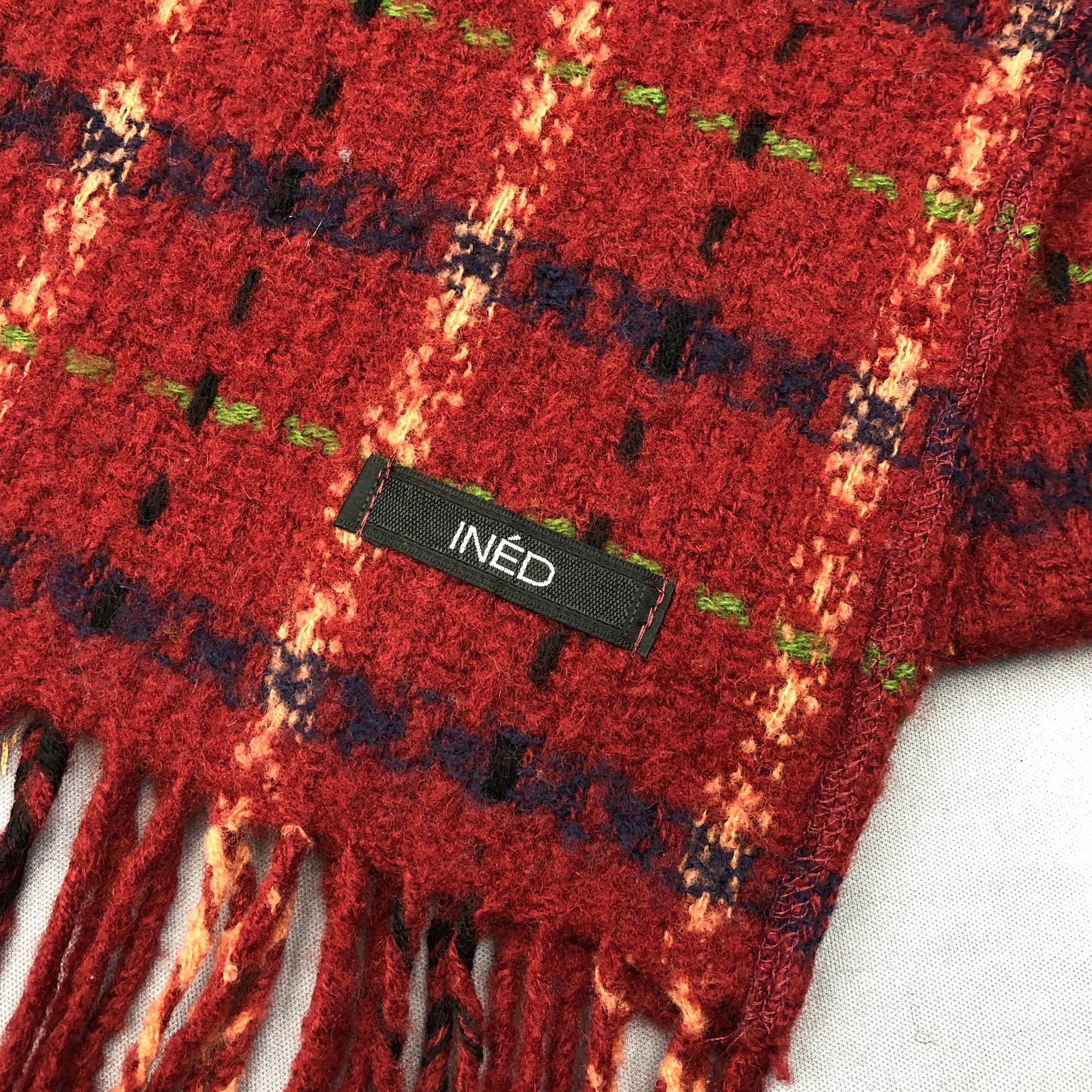 Yohji Yamamoto Vintage Yohji Yamamoto Scarf Muffler INED Winter Scarves Size ONE SIZE - 4 Thumbnail