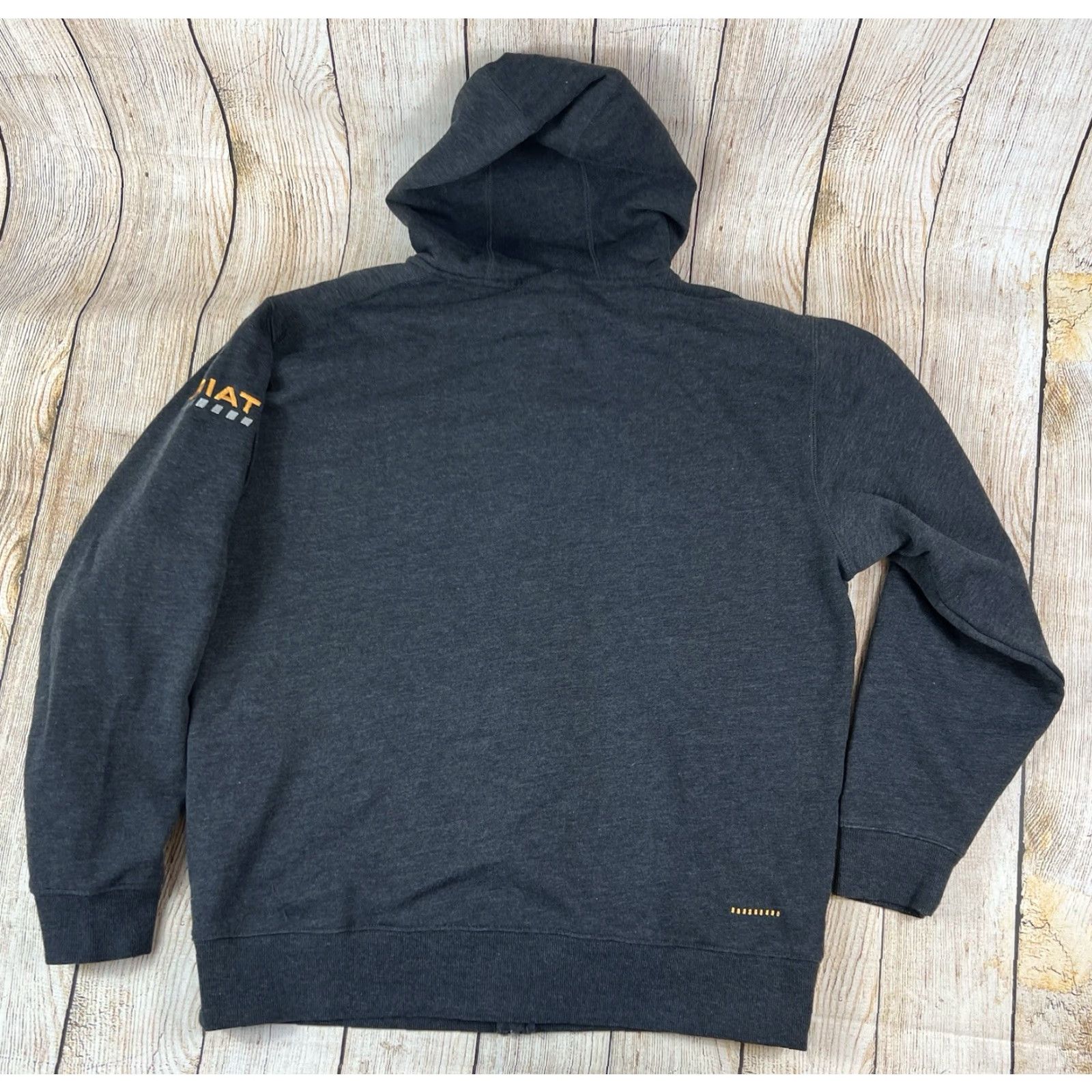 Ariat Ariat Hoodie Full Zip Workman Rebar Mens 2XL Black Zip Hooded Pockets Solid Jacket Size US XXL / EU 58 / 5 - 2 Thumbnail