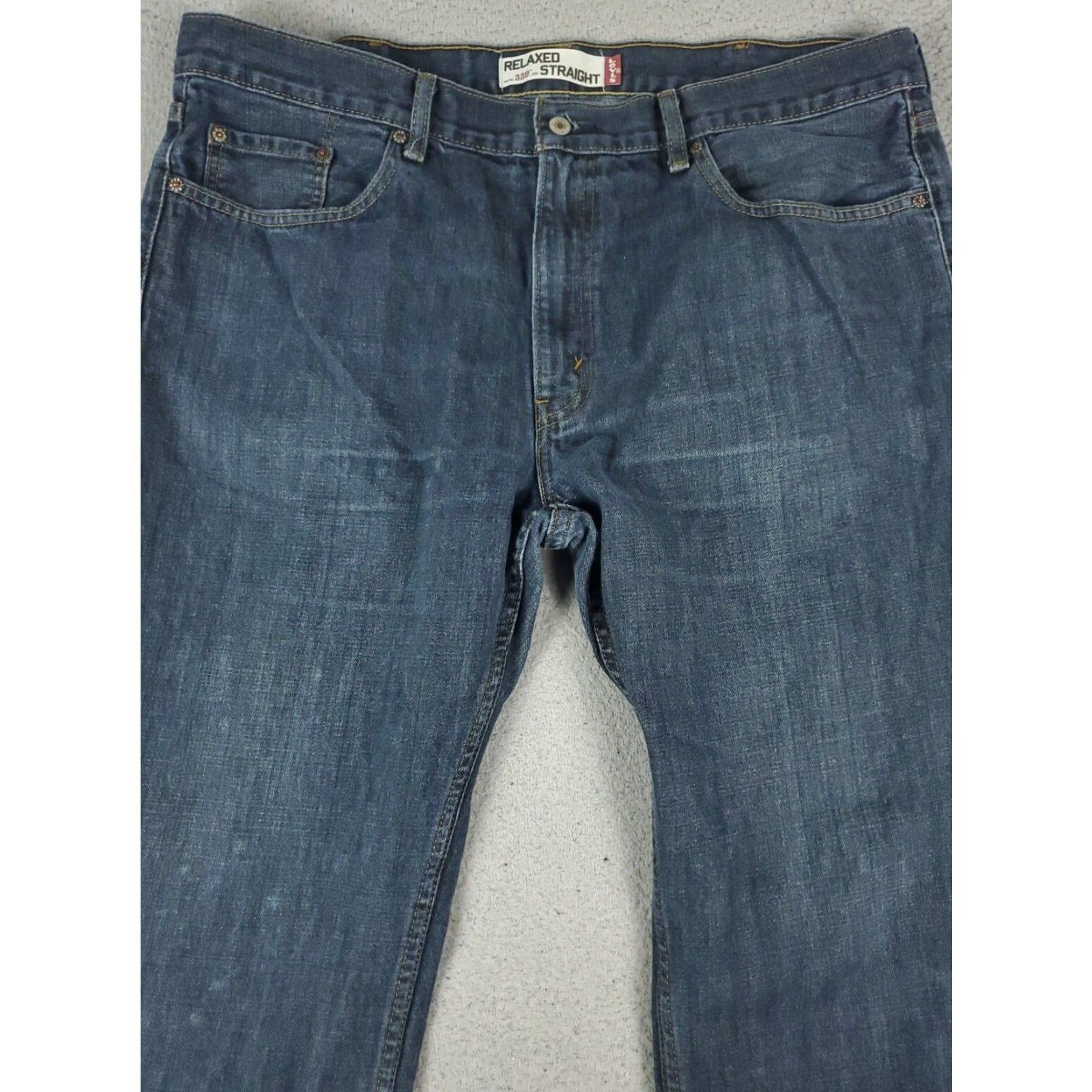 Levi's Levis 559 Relaxed Straight Leg Blue Denim Jeans Mens Size 40x32 Cotton Size US 40 / EU 56 - 2 Thumbnail
