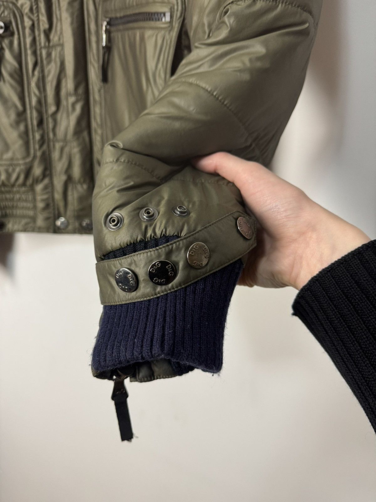 Dolce & Gabbana Dolce & Gabbana Military Puffer Jacket Multi Pocket 2000s Size US L / EU 52-54 / 3 - 8 Thumbnail