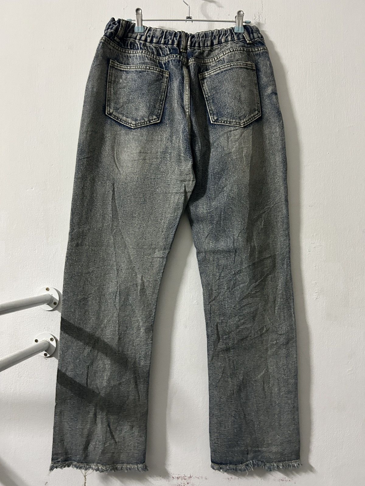 Japanese Brand Unisex Japanese Denim Flame Y2k Design Size US 29 - 8 Thumbnail