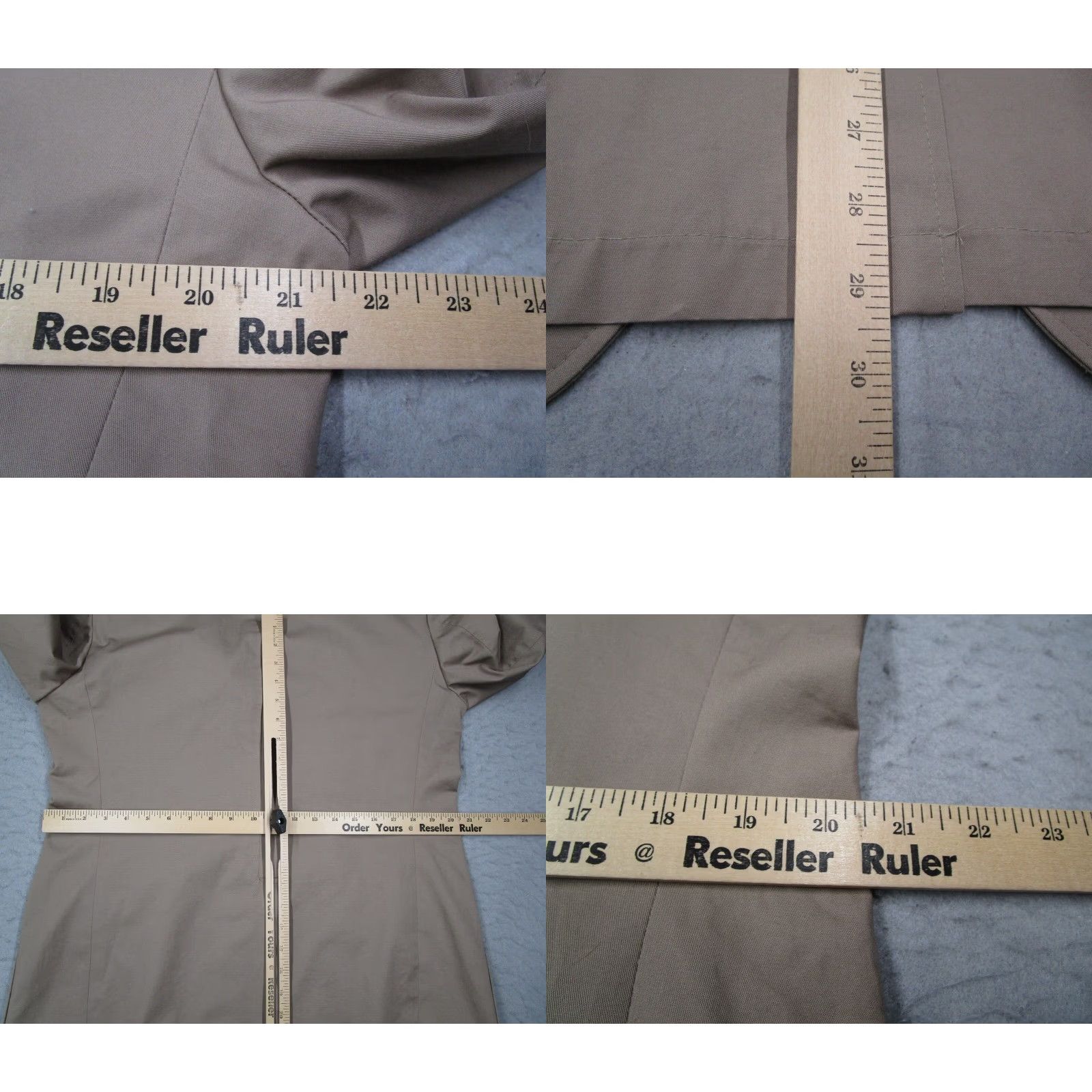 Vintage Gitman Bros. Mens 3 Button Beige Cotton Travel Blazer Sport Coat Size 41 Size 42R - 8 Thumbnail