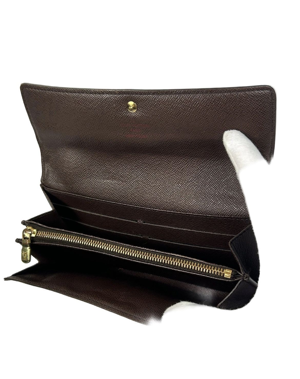Louis Vuitton Louis Vuitton Damier Ebene Sarah Wallet Size ONE SIZE - 4 Thumbnail