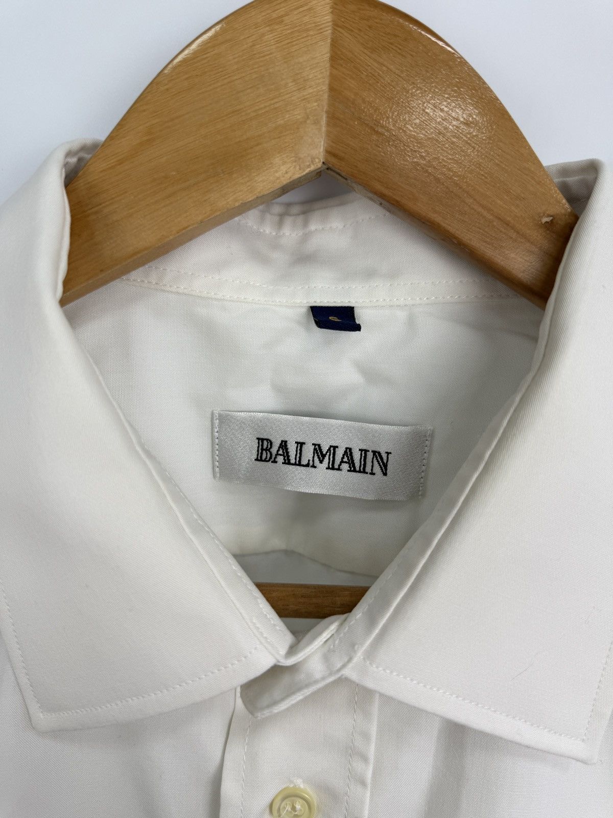 Balmain 🇫🇷 Vintage 90s Balmain Luxury Shirt Retro Rare Size US XL / EU 56 / 4 - 5 Thumbnail
