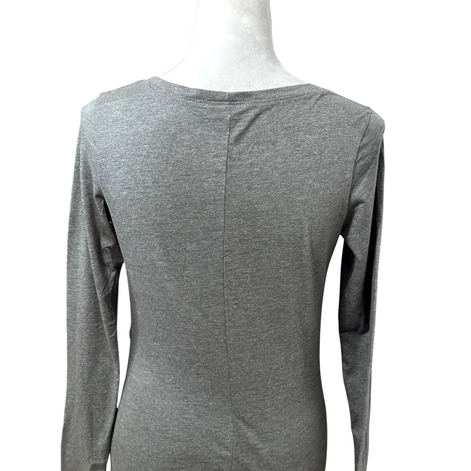 Other Fabletics Pullover Top Twisted Side Long Sleeve Gray XS Size XS / US 0-2 / IT 36-38 - 7 Thumbnail