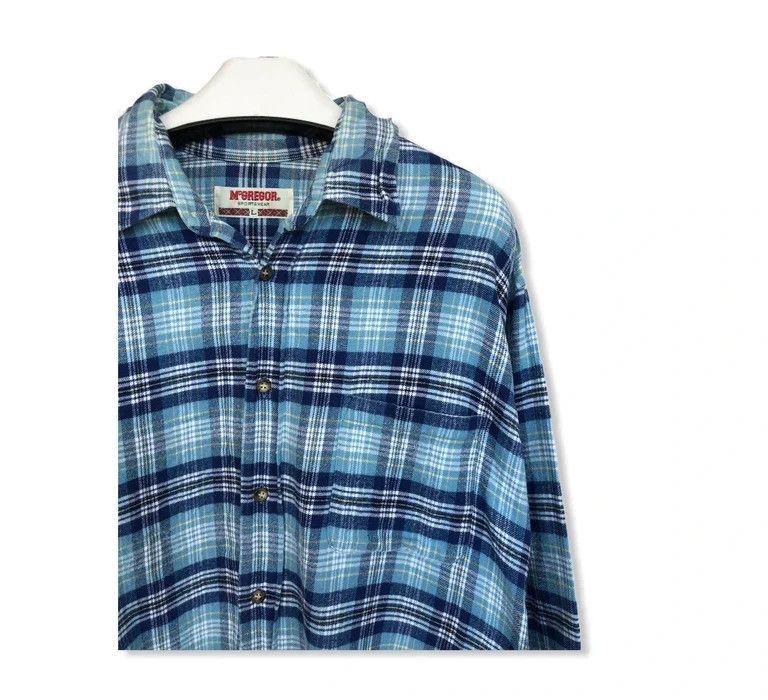 McGregor Vintage Mcgregor Checked Plaid Tartan Flannel Shirt 👕 Size US L / EU 52-54 / 3 - 2 Thumbnail