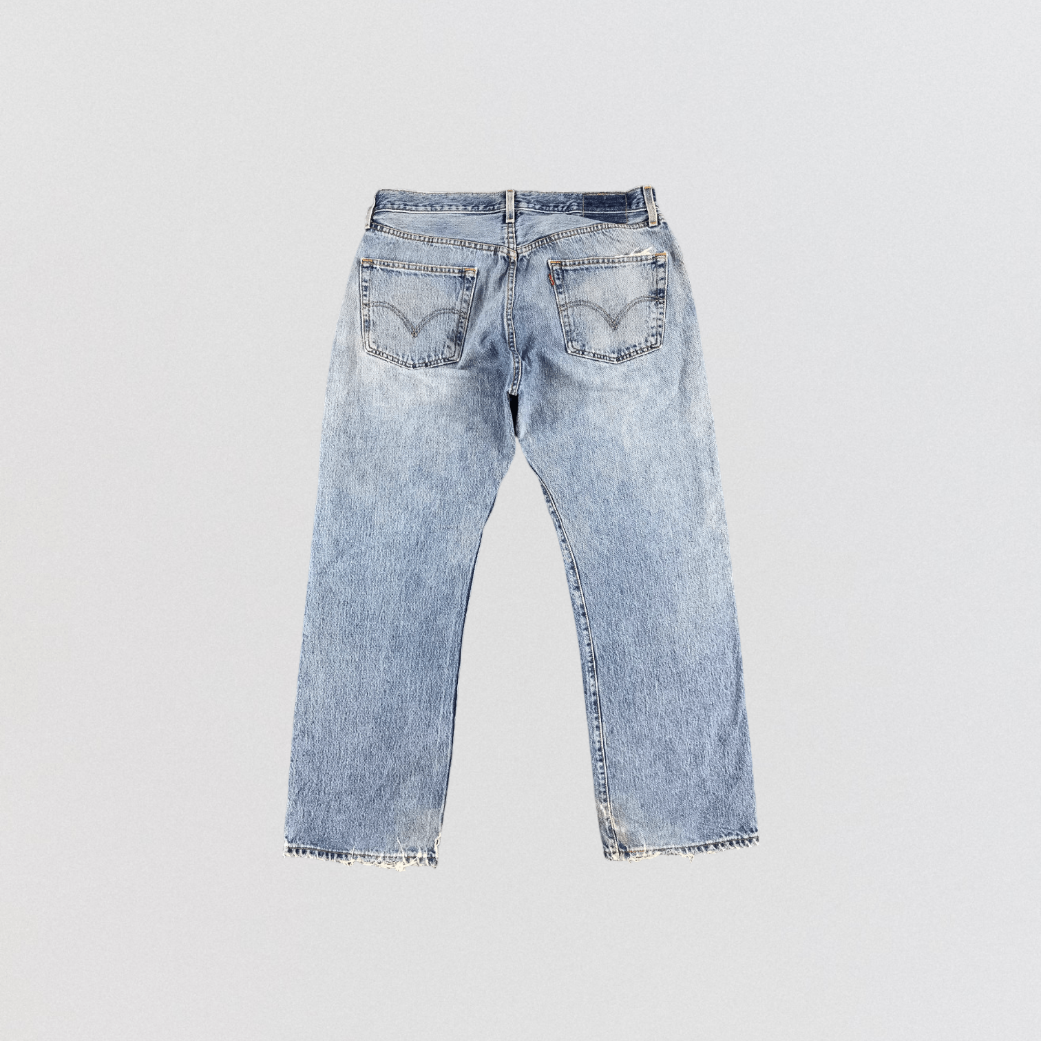 Levi's 90s Vintage Blue Wash Levis 501 Jeans-JM1794 Size US 35 - 2 Thumbnail