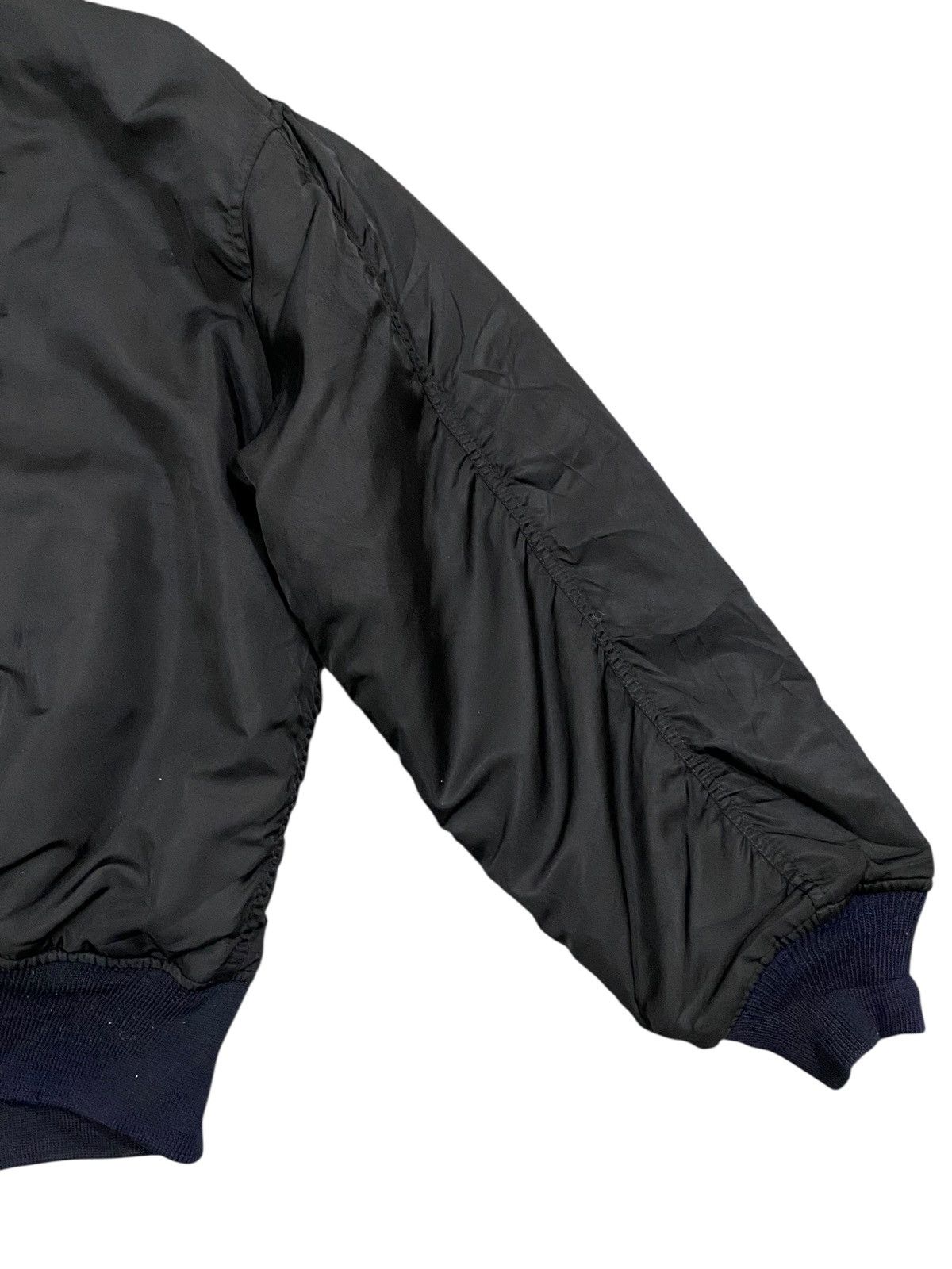 Vintage Vtg U.S Air Force Bomber Jacket Black Size US XL / EU 56 / 4 - 6 Thumbnail