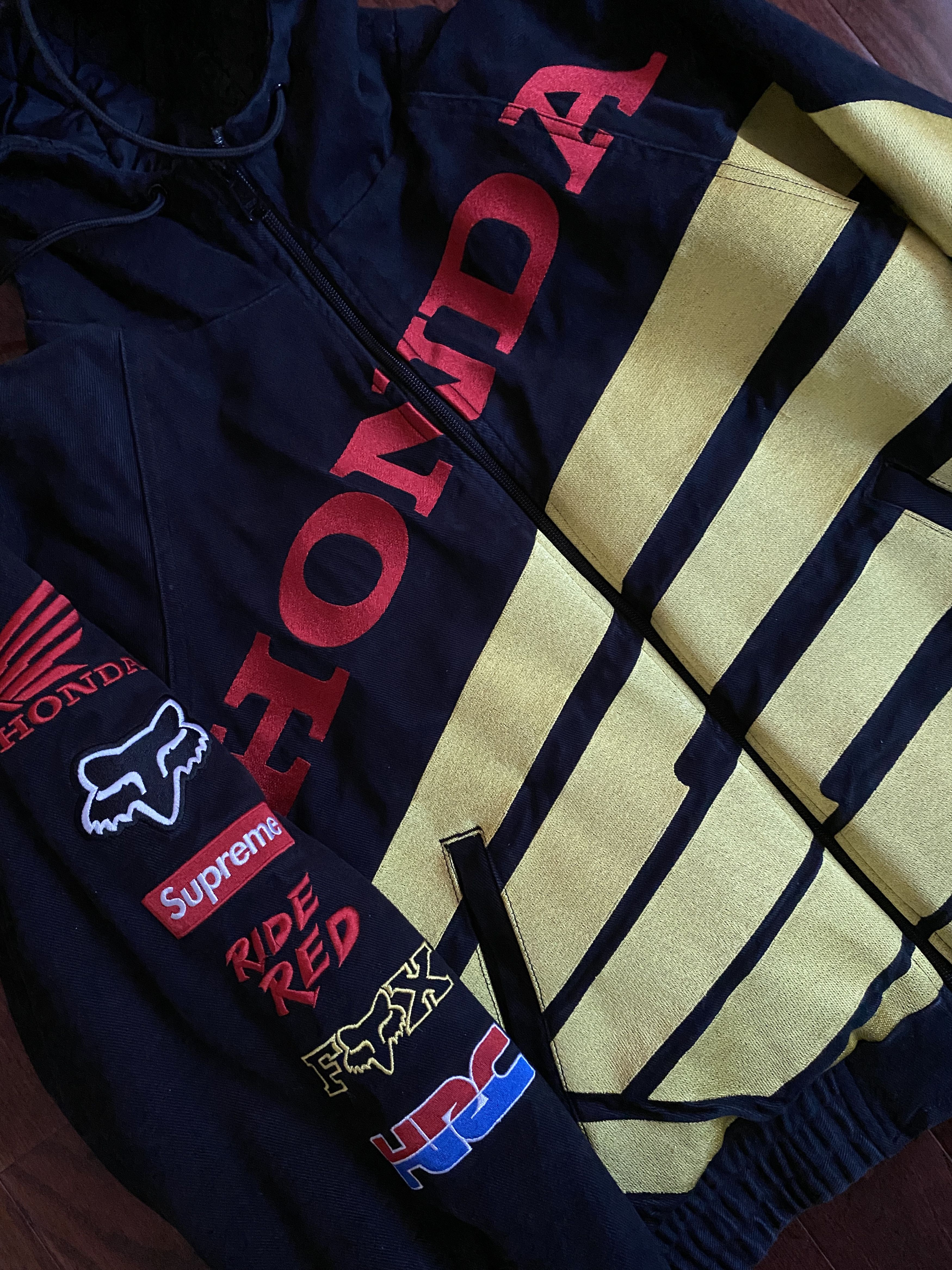 Fox Racing × Honda × Supreme Puffy Zip Up Work Jacket FW19 Size US S / EU 44-46 / 1 - 2 Thumbnail
