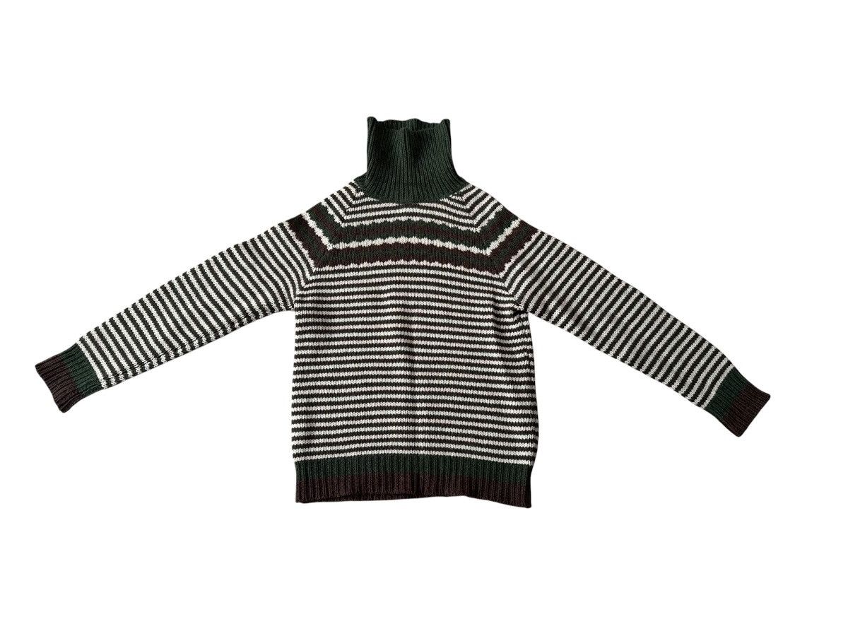 Nudie Jeans Nudie Jeans Ribbed Turtleneck Wool Jumper Sweater Medium Size US M / EU 48-50 / 2 - 5 Thumbnail
