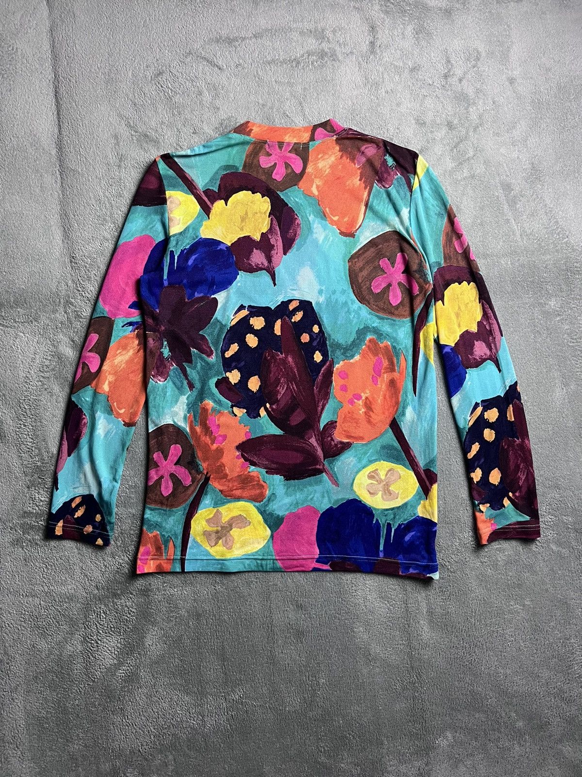 Issey Miyake Issey Miyake - F/W96 flower abstract L/S Size S / US 4 / IT 40 - 4 Thumbnail