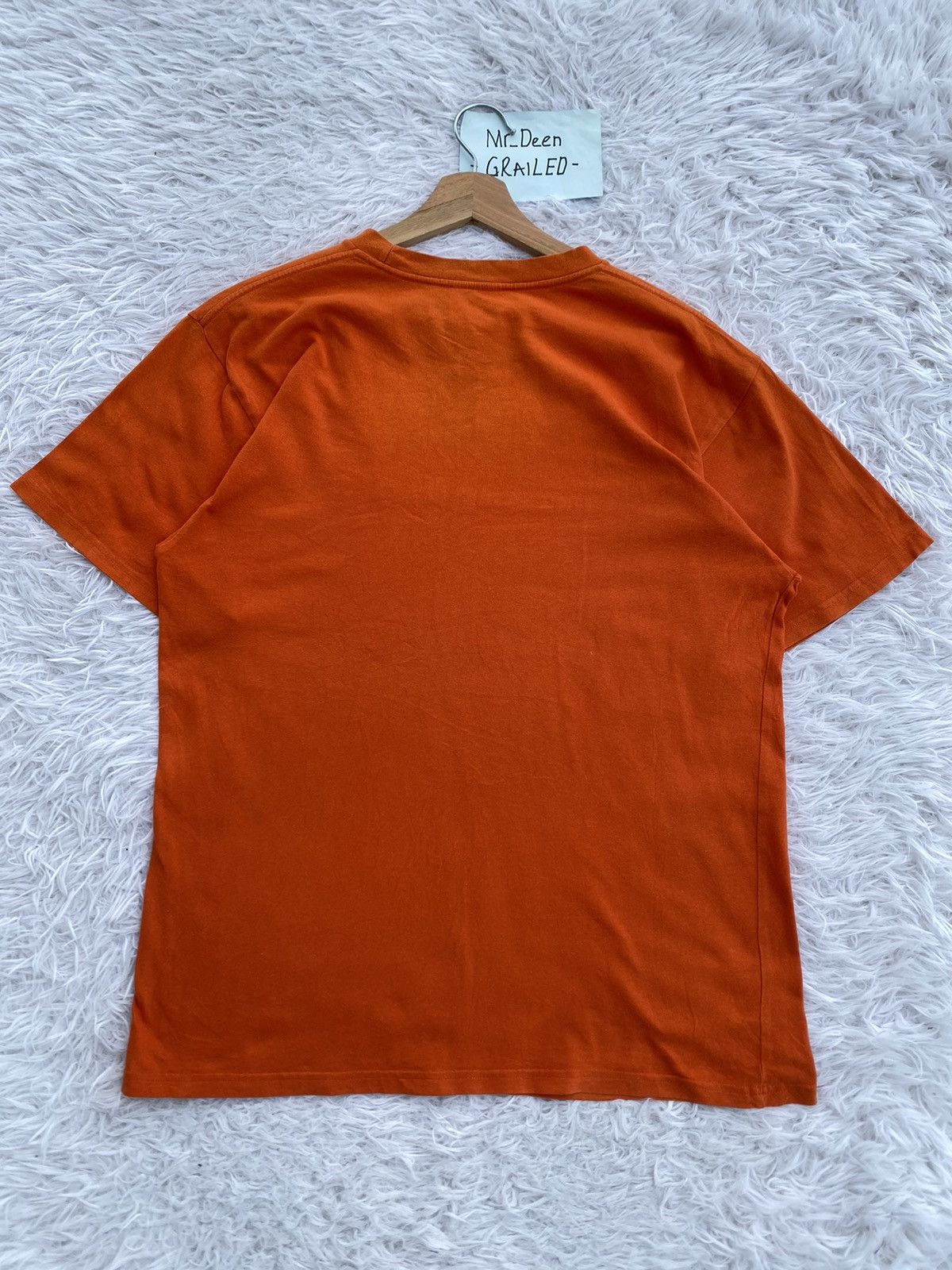 Nike Rare Vintage NIKE Basketball Orange T-shirt Size US M / EU 48-50 / 2 - 12 Thumbnail
