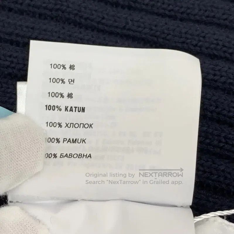 Miu Miu Miu Miu Women's Deep Blue Cotton Sweater . Size XS / US 0-2 / IT 36-38 - 8 Thumbnail