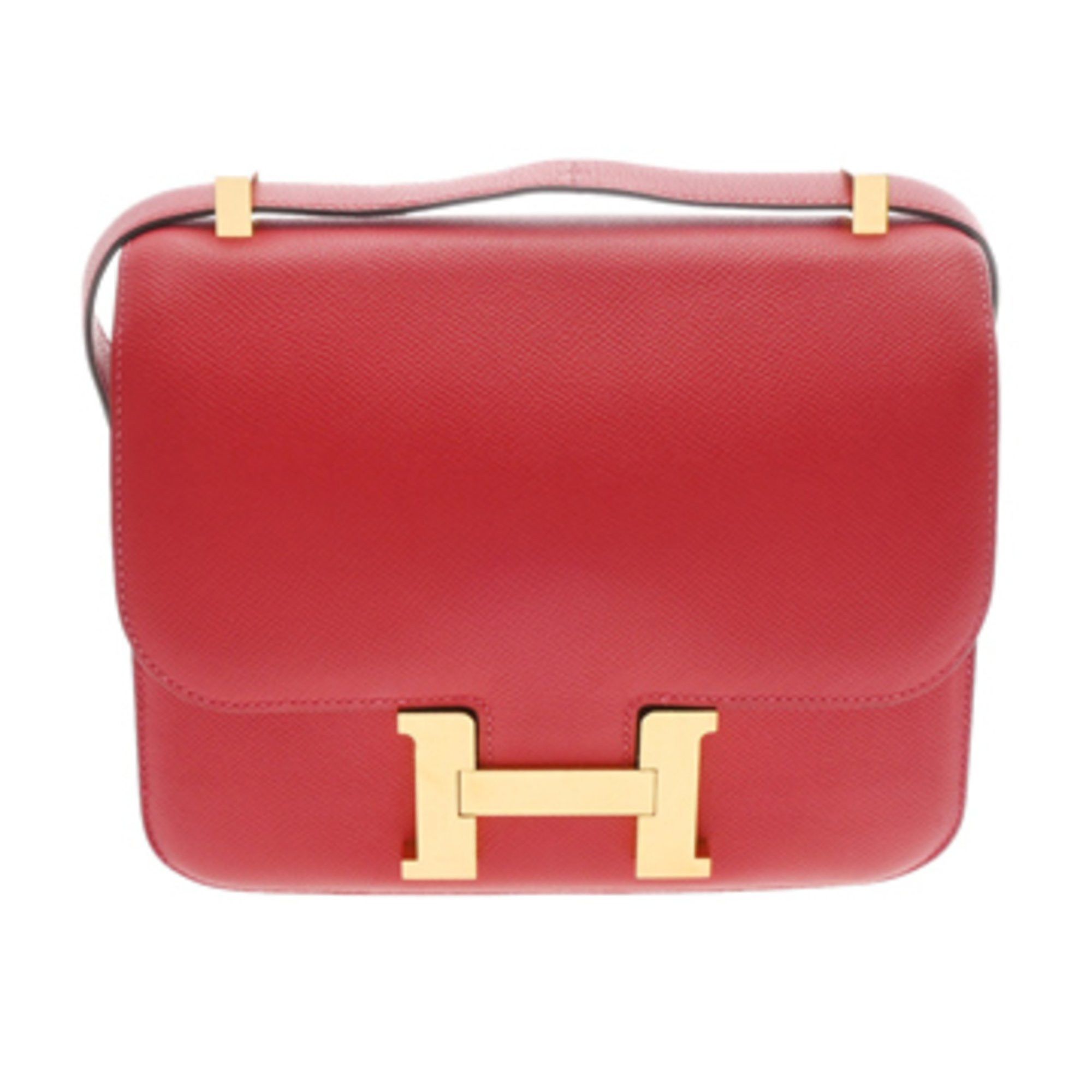 HERMES Constance 3 24 Rouge Kazak A stamp (around 2017) Women's Epsom leather shoulder bag AB