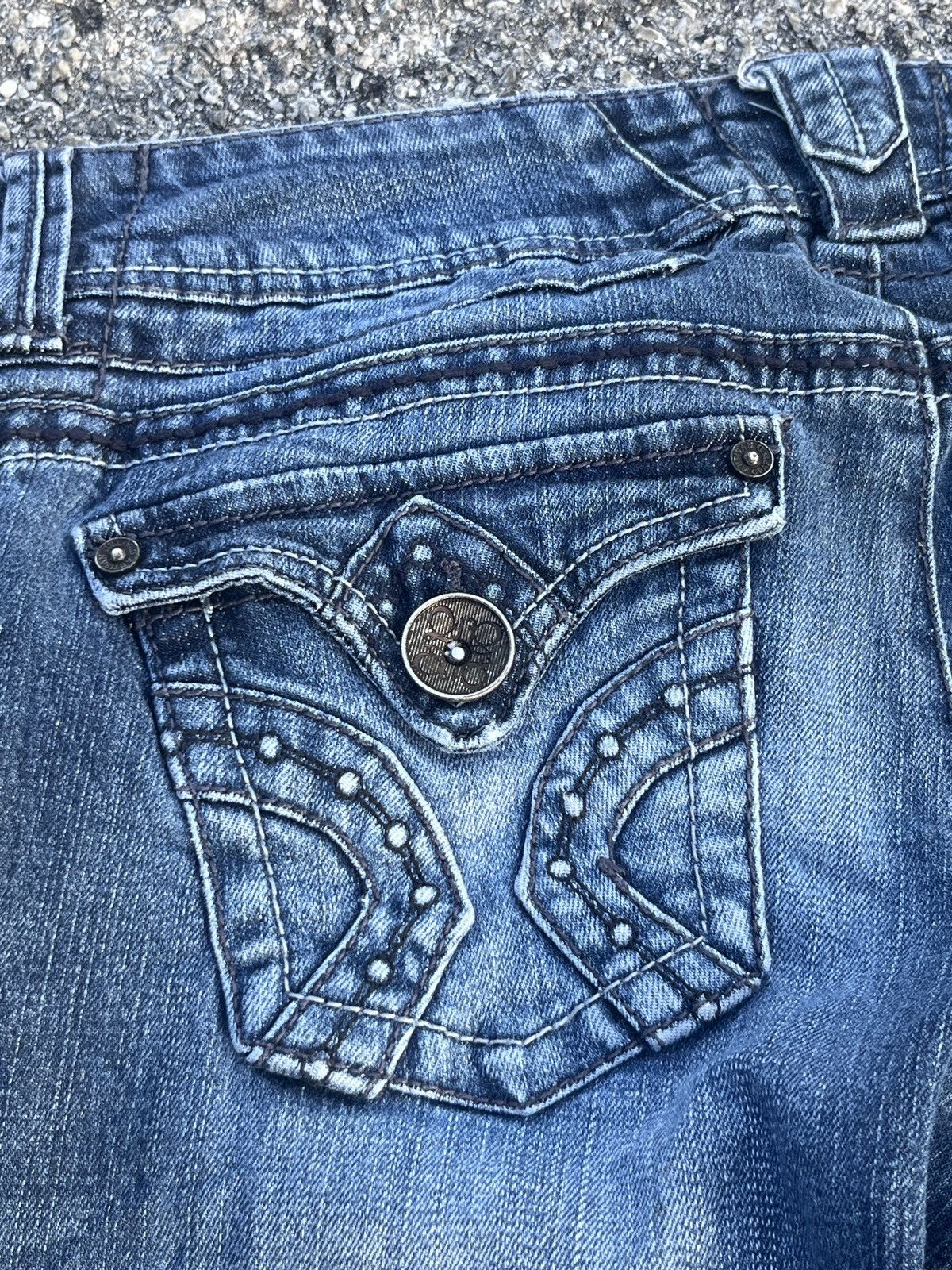 Japanese Brand × Vintage Artisan Denim Blue Flare Jean Size US 30 / EU 46 - 5 Thumbnail