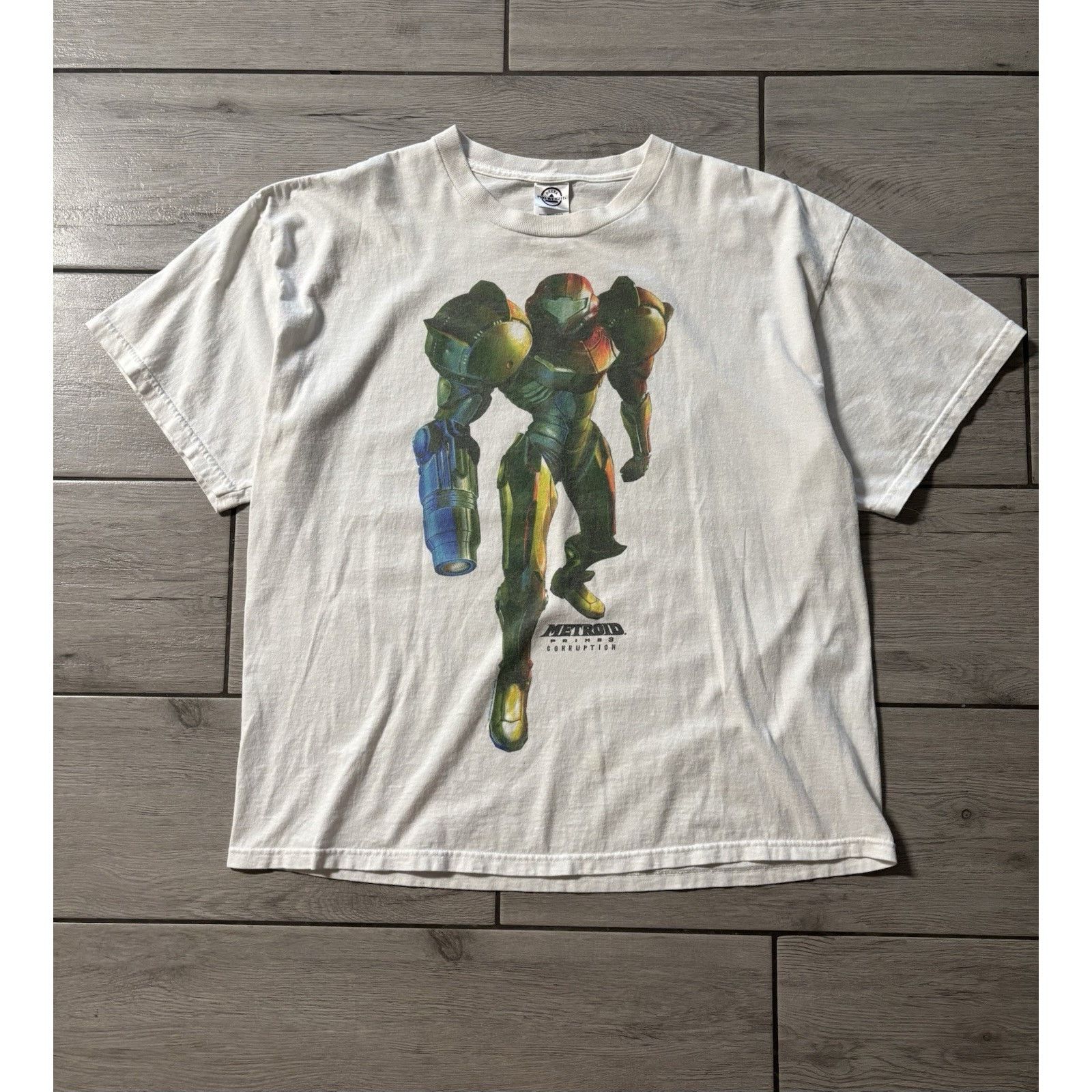 Delta Vintage Metroid Prime 3 Corruption Samus Video Game Promo XL Size US XL / EU 56 / 4 - 2 Thumbnail