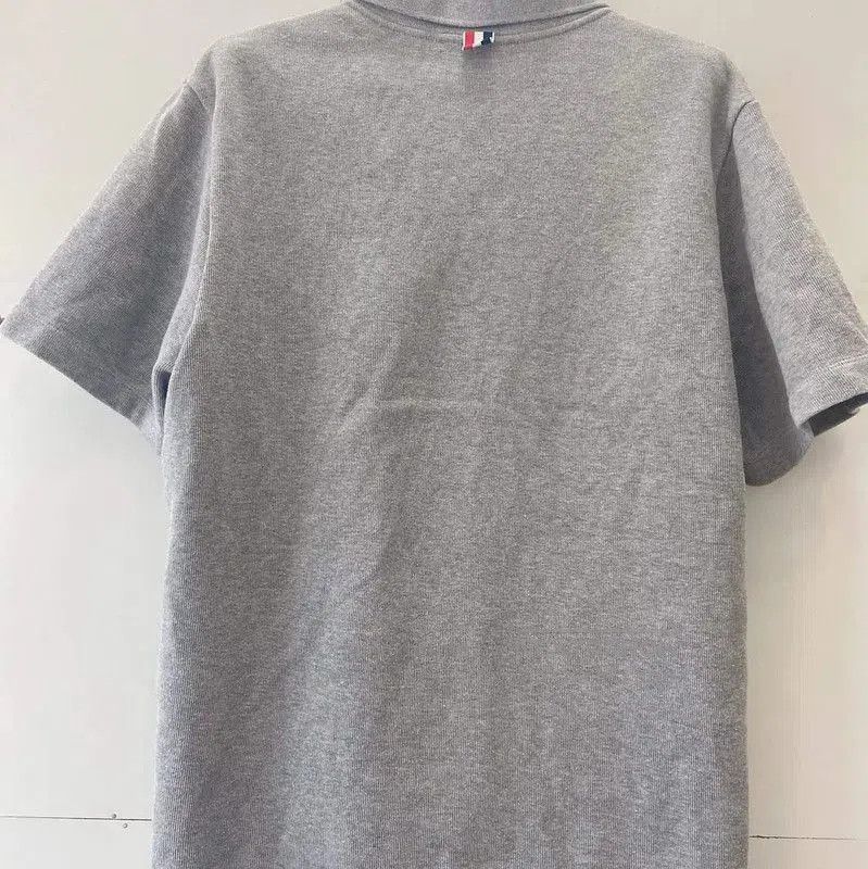 Thom Browne Thom Browne Gray Cotton Men's Polo Shirt . Size US S / EU 44-46 / 1 - 2 Thumbnail