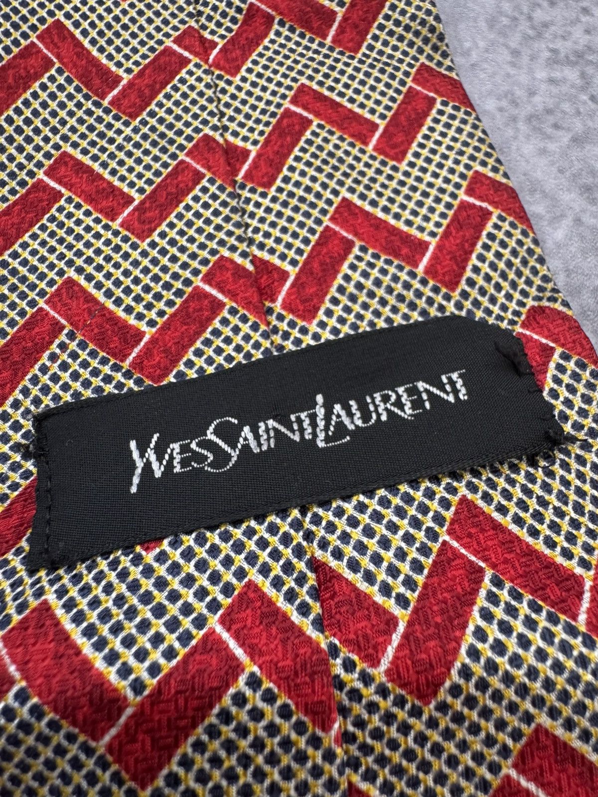 Yves Saint Laurent Vintage YSL Tie Size ONE SIZE - 3 Thumbnail