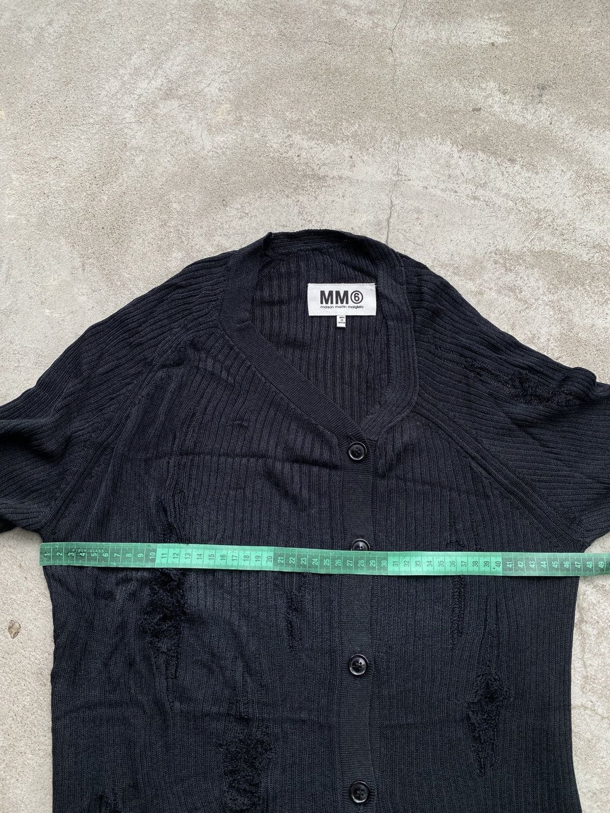 Maison Margiela MAISON MARTIN MARGIELA MM6 DISTRESSED CARDIGAN Size S / US 4 / IT 40 - 12 Thumbnail