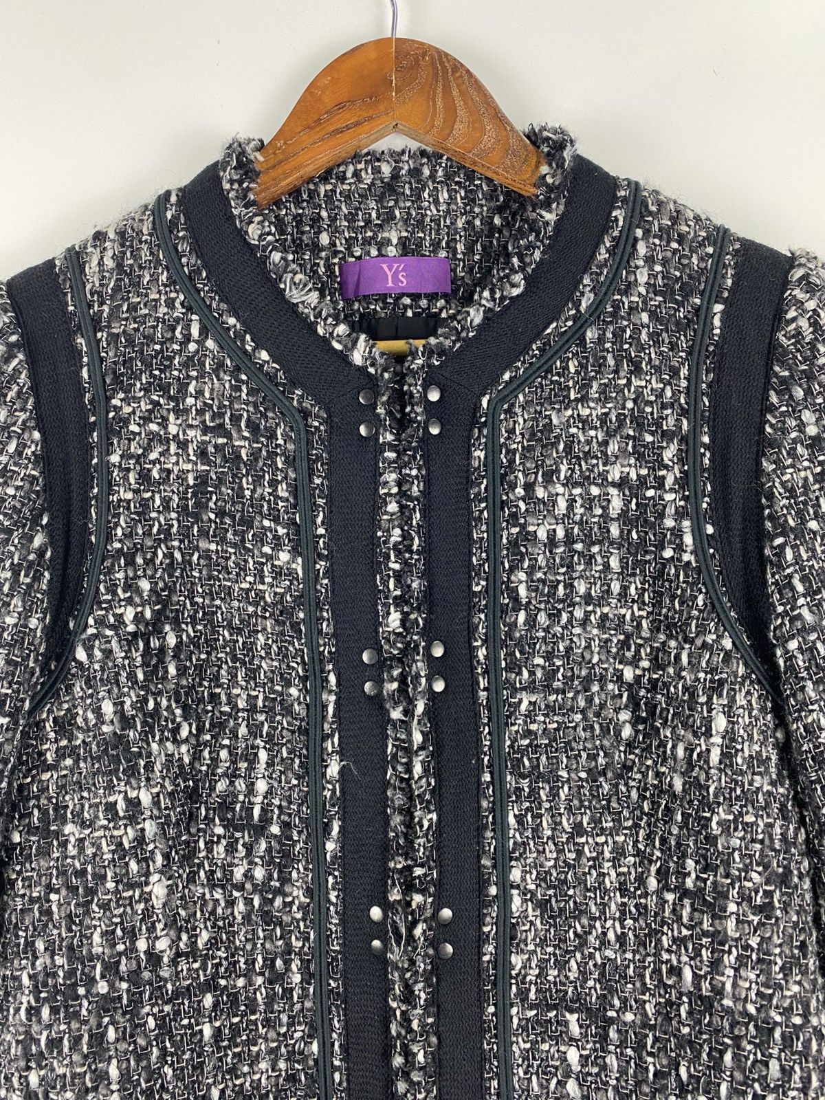 Yohji Yamamoto Y’s Tweed Jacket Size S / US 4 / IT 40 - 6 Thumbnail