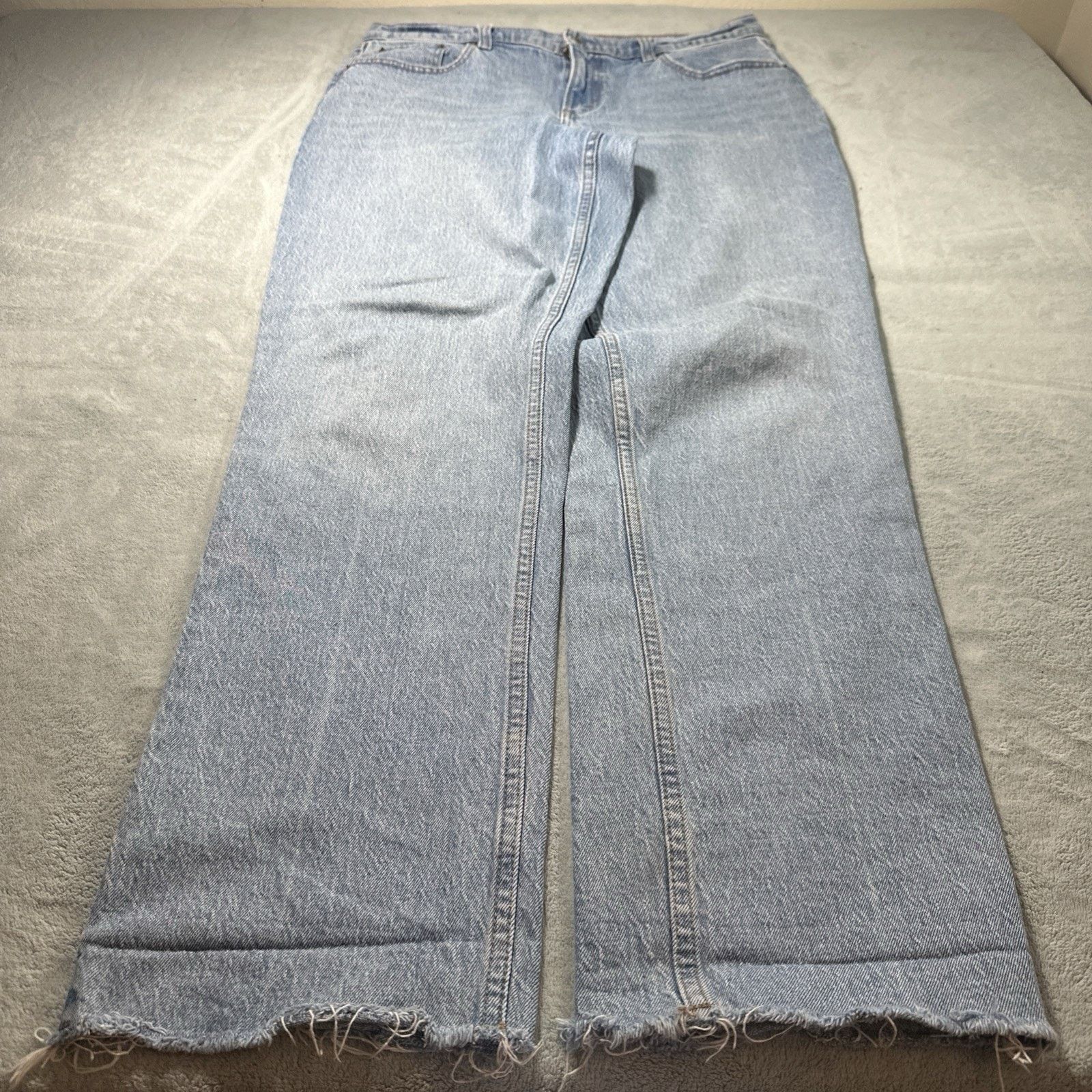 Abercrombie & Fitch Y2k 2000s Abercrombie Fitch Straight Baggy Jeans Ws 31 Size 35" - 1 Thumbnail