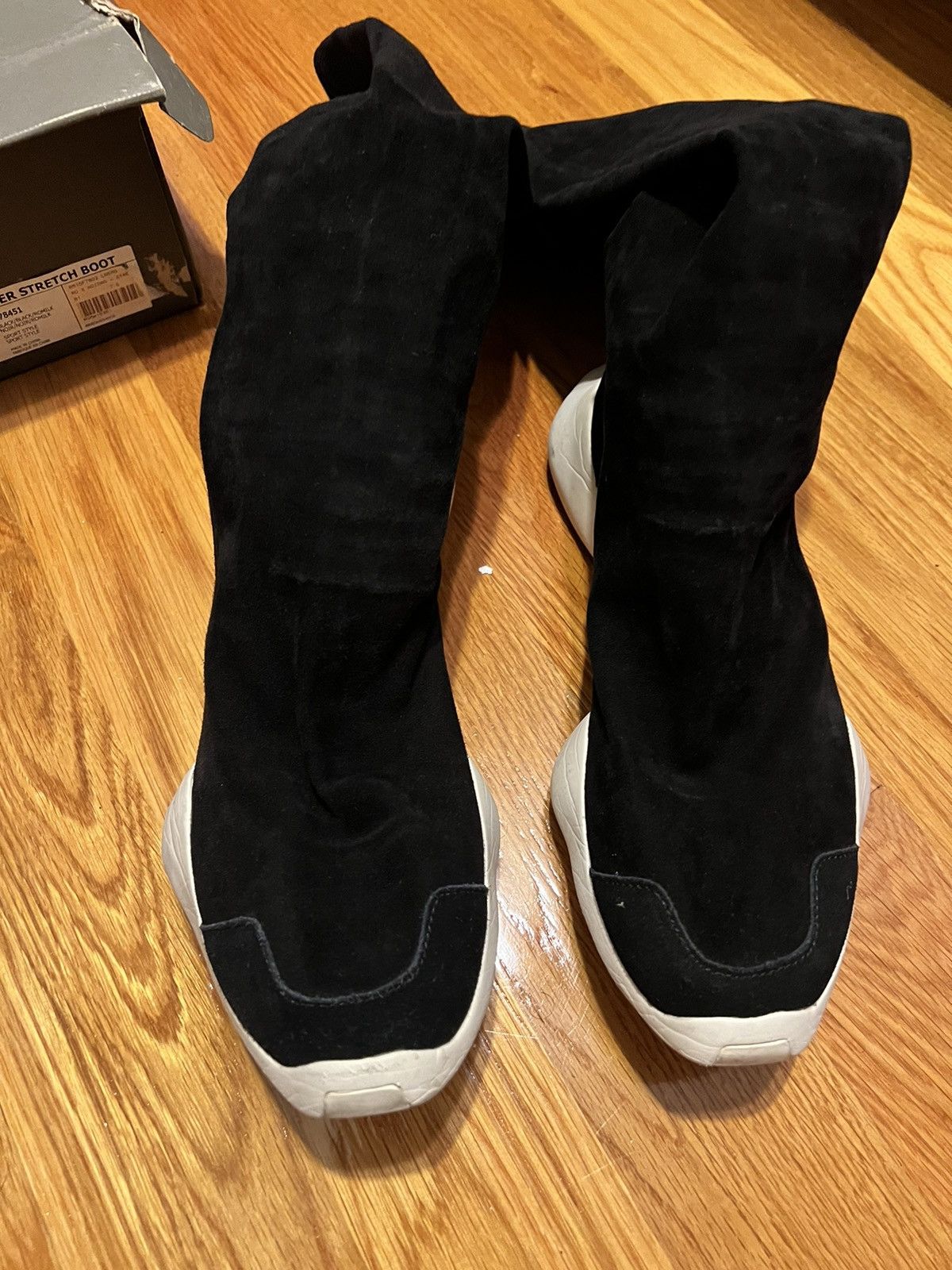 Rick Owens Drkshdw Rick Owens x Adidas stretch boots Size US 8 / EU 41 - 4 Thumbnail