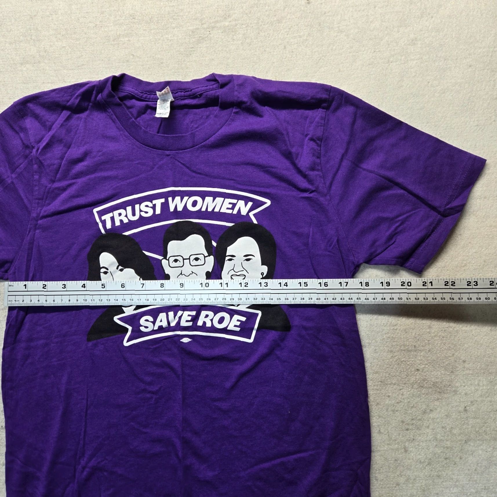 Vintage Trust Women Save Roe T Shirt Wade Vs Roe Purple Tee Adult M Medium Shirt Mens Purple 90s? Size M / US 6-8 / IT 42-44 - 4 Thumbnail