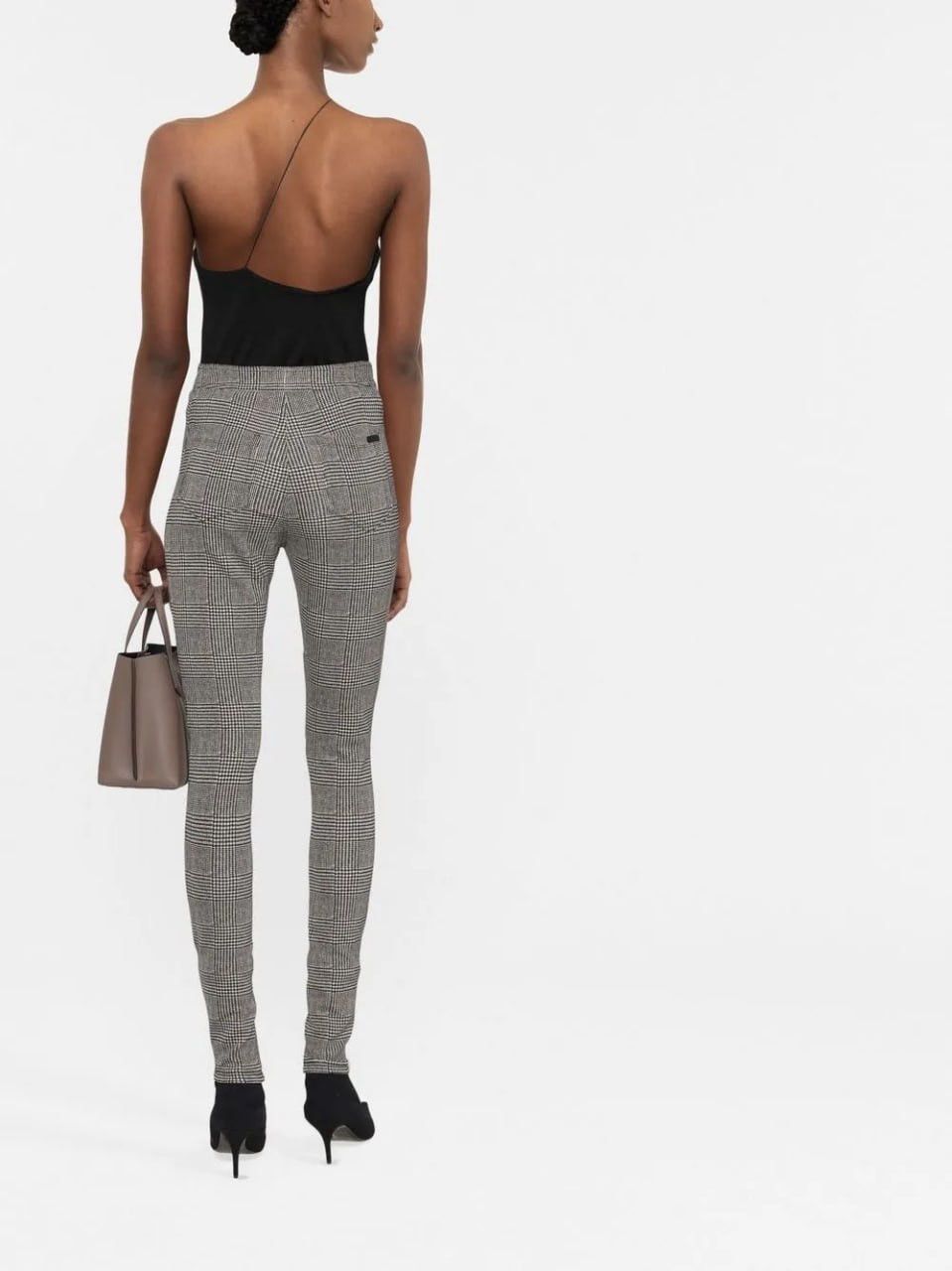 Yves Saint Laurent Saint Laurent check Skinny Jersey Leggings Trousers pants Size 30" / US 8 / IT 44 - 4 Thumbnail