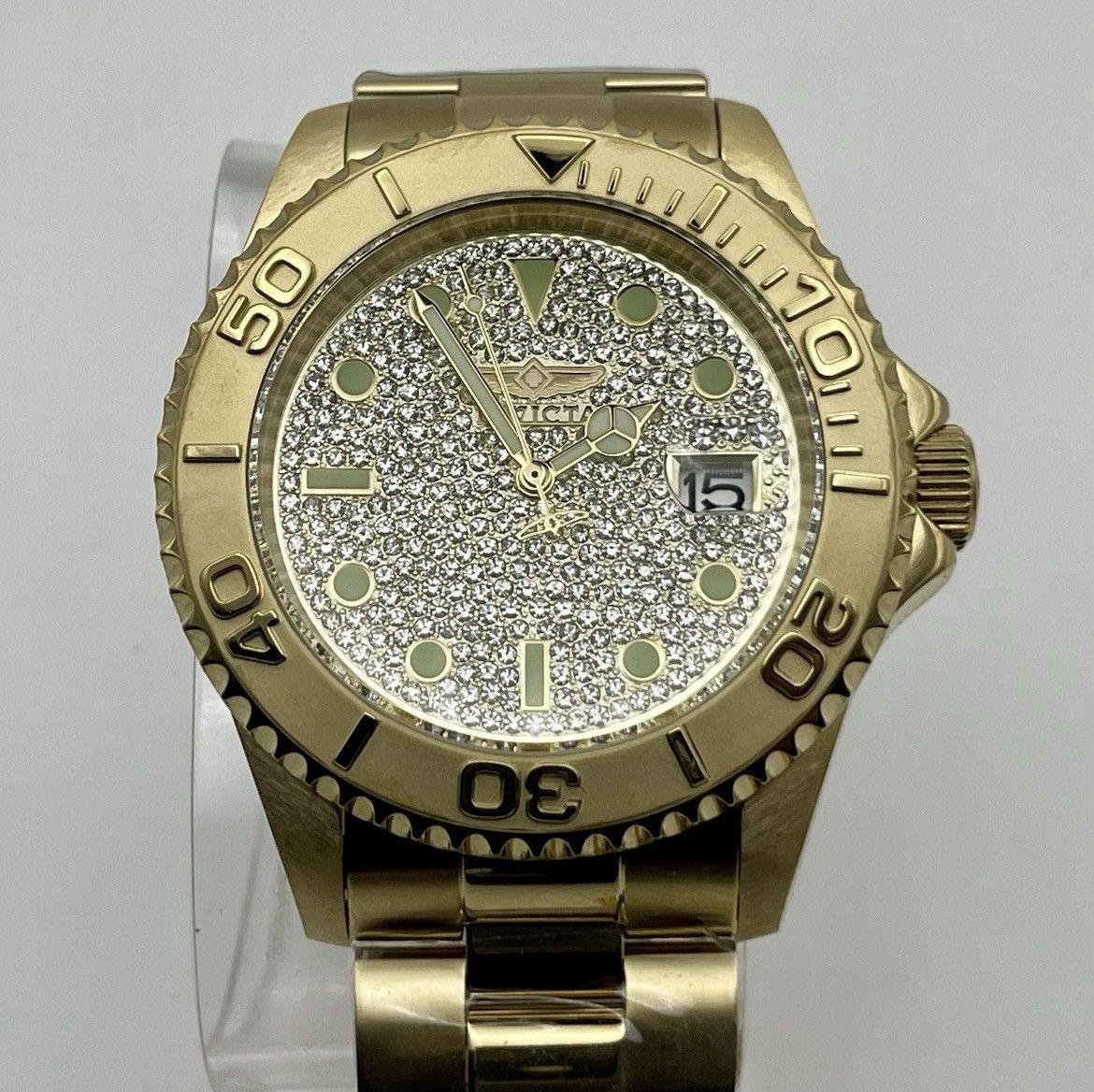 Invicta Invicta ProDiver Velaquest 50284 Automatic Gold Tone 43mm Size 34 - 3 Thumbnail