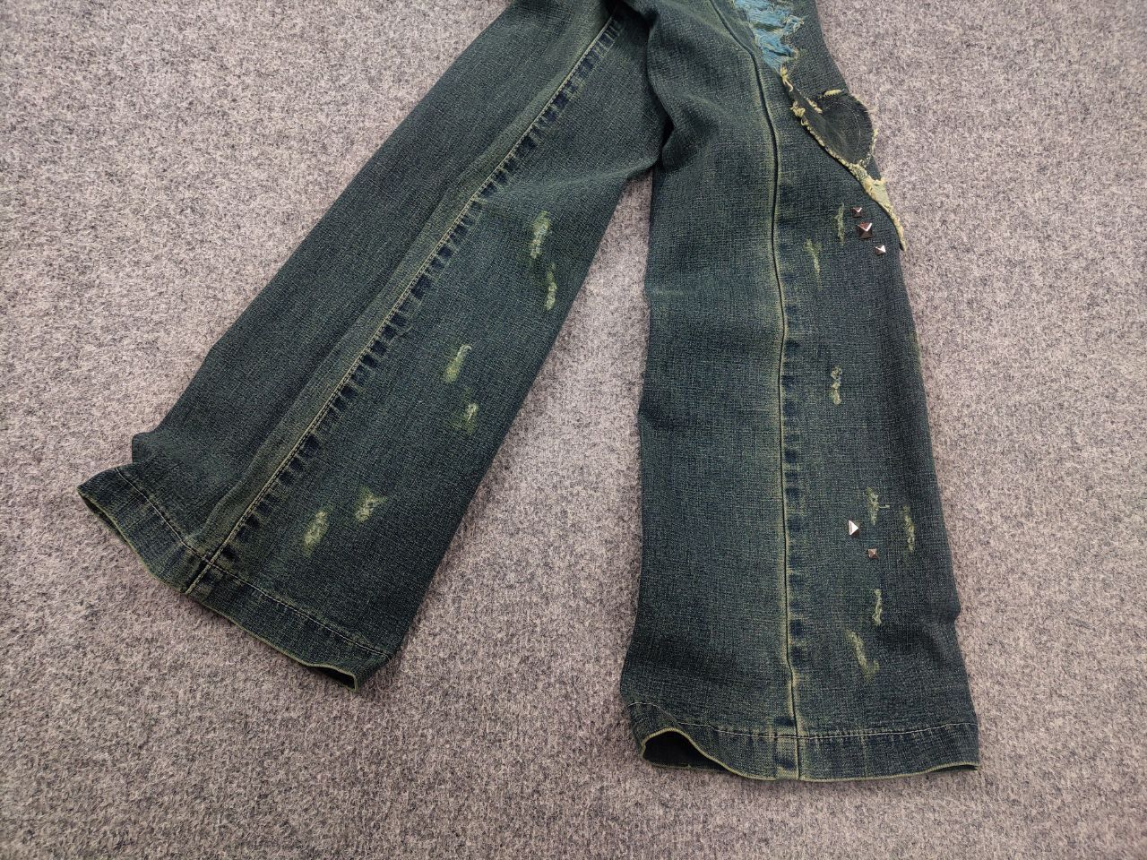 If Six Was Nine Vintage Y2K hysteric glamour Japan low-rise jeans Flared LGB Size 26" / US 2 / IT 38 - 6 Thumbnail