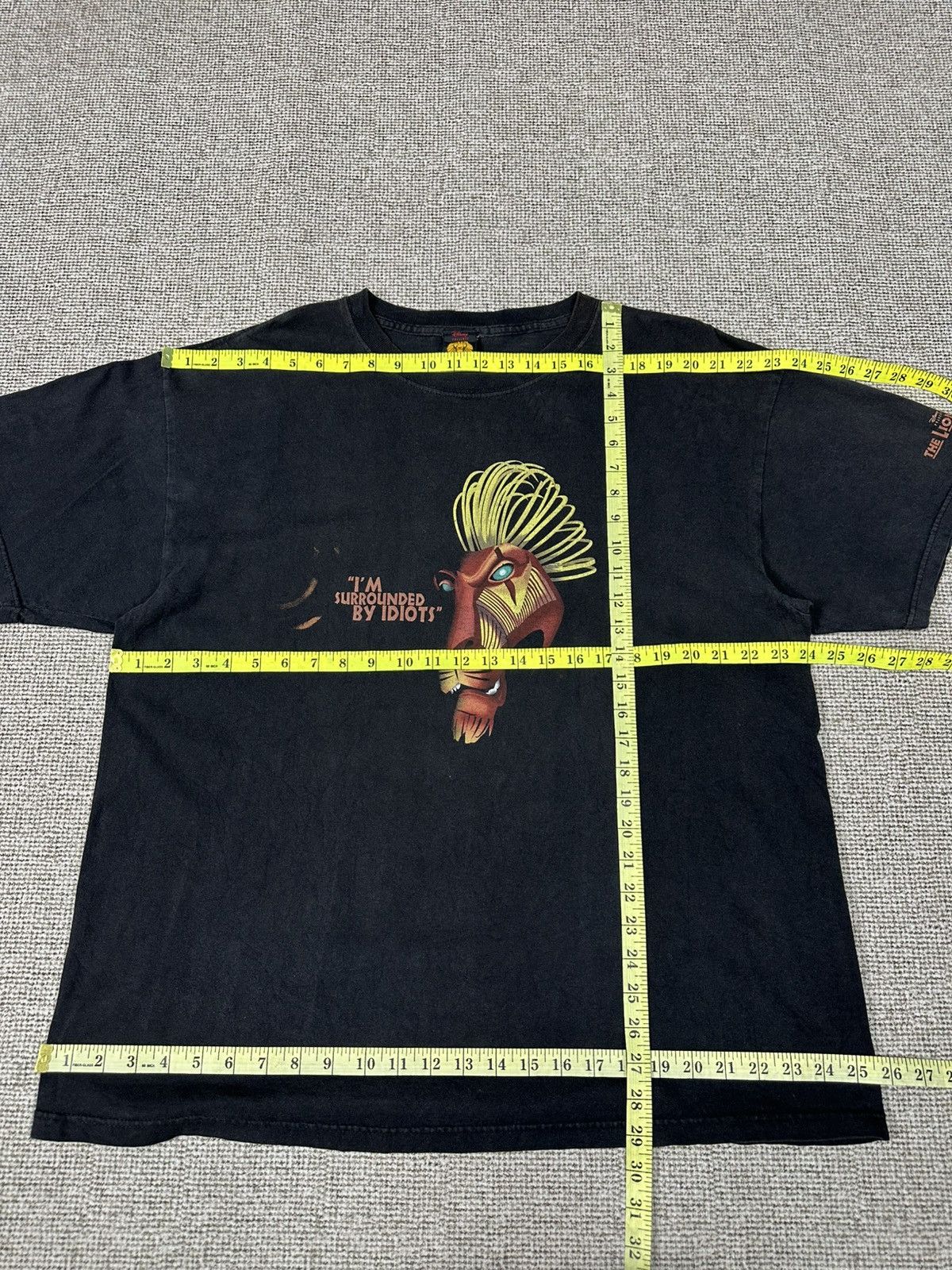 Disney Vintage Disney The Lion King Tshirt A1012 Size US XL / EU 56 / 4 - 5 Thumbnail