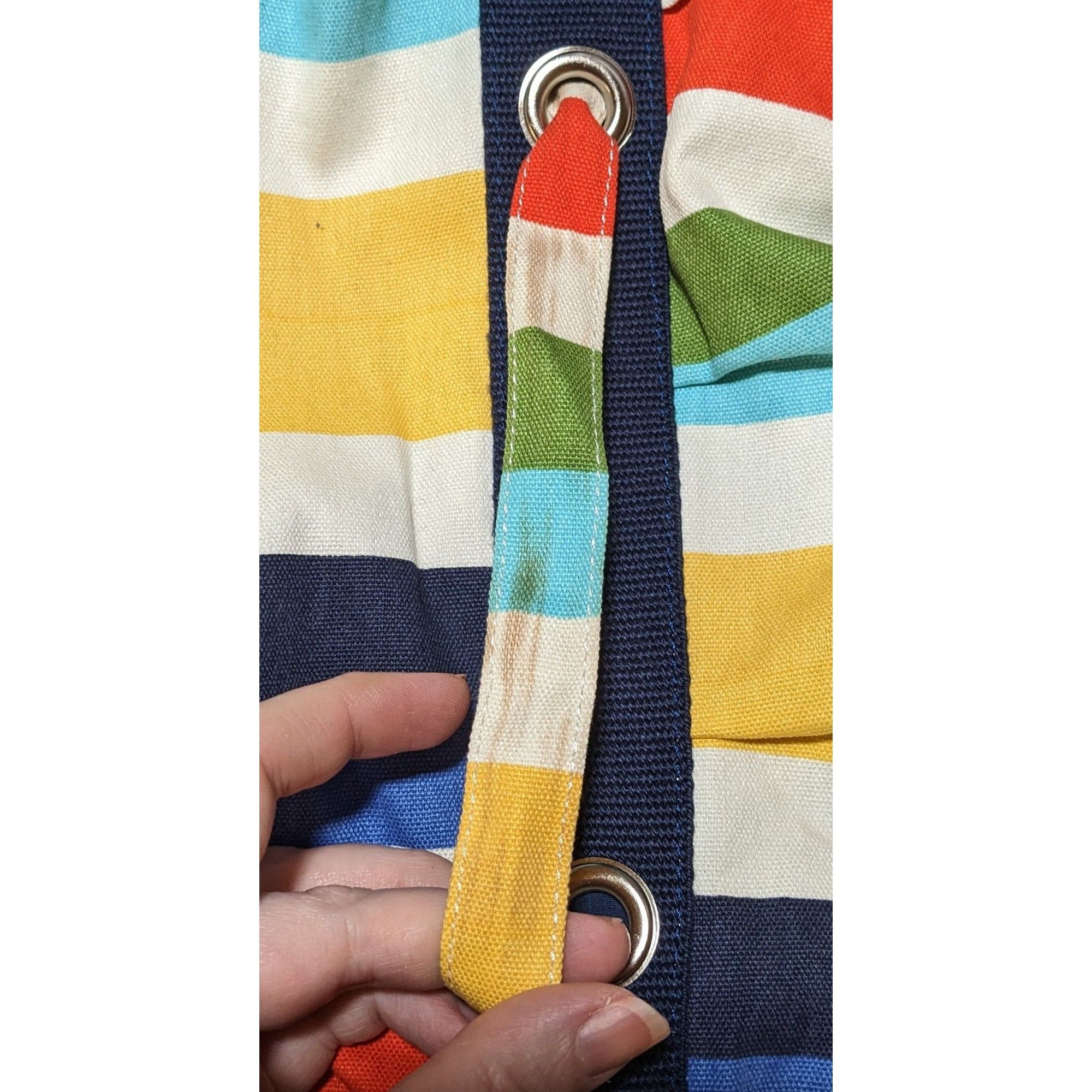 Other Retro Roxy Striped Canvas Beachy Tote Bag Size ONE SIZE - 7 Thumbnail