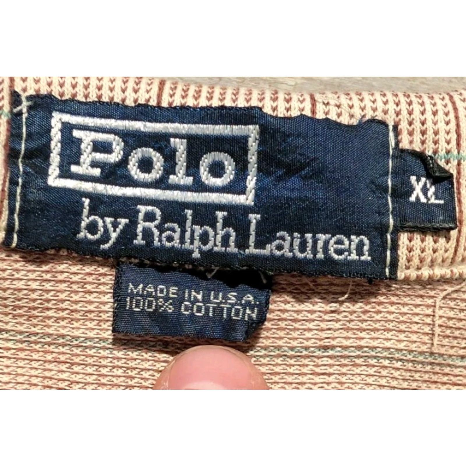 Polo Ralph Lauren VINTAGE Polo Ralph Lauren Plaid Polo Shirt Mens XL Brown 80s Classic Polo Shirt Mens XL Brown US Made Size US XL / EU 56 / 4 - 6 Thumbnail