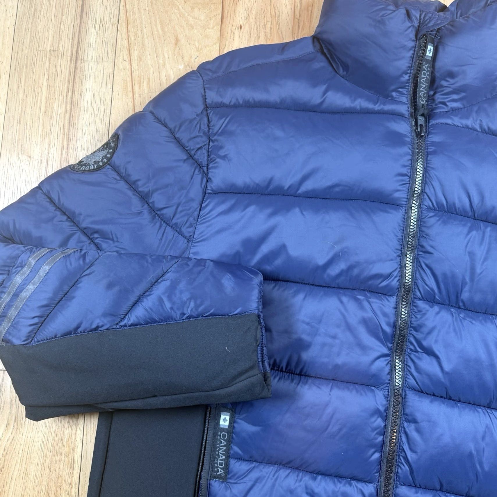 Vintage Canada Weather Gear Puffer Jacket Mens Large Blue Water Resistant Full Zip Jacket Size US L / EU 52-54 / 3 - 4 Thumbnail