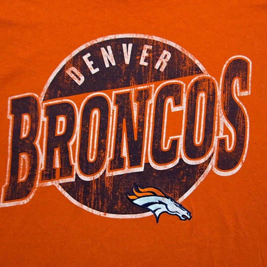 NFL Denver Broncos NFL Orange Embroidered 2XL Football Shirt Size US XXL / EU 58 / 5 - 2 Thumbnail