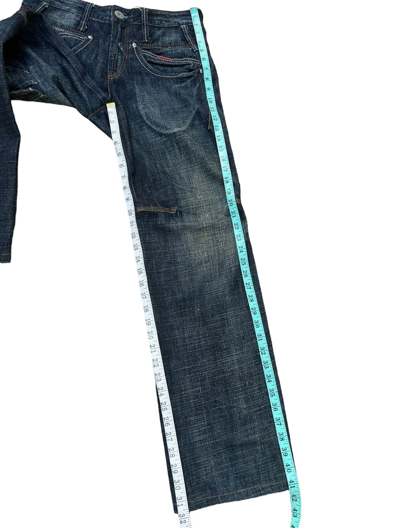 Marithe + Francois Girbaud Marithe Francois Girbaud Multiple Pocket Cargo Denim Pant Size US 30 / EU 46 - 5 Thumbnail