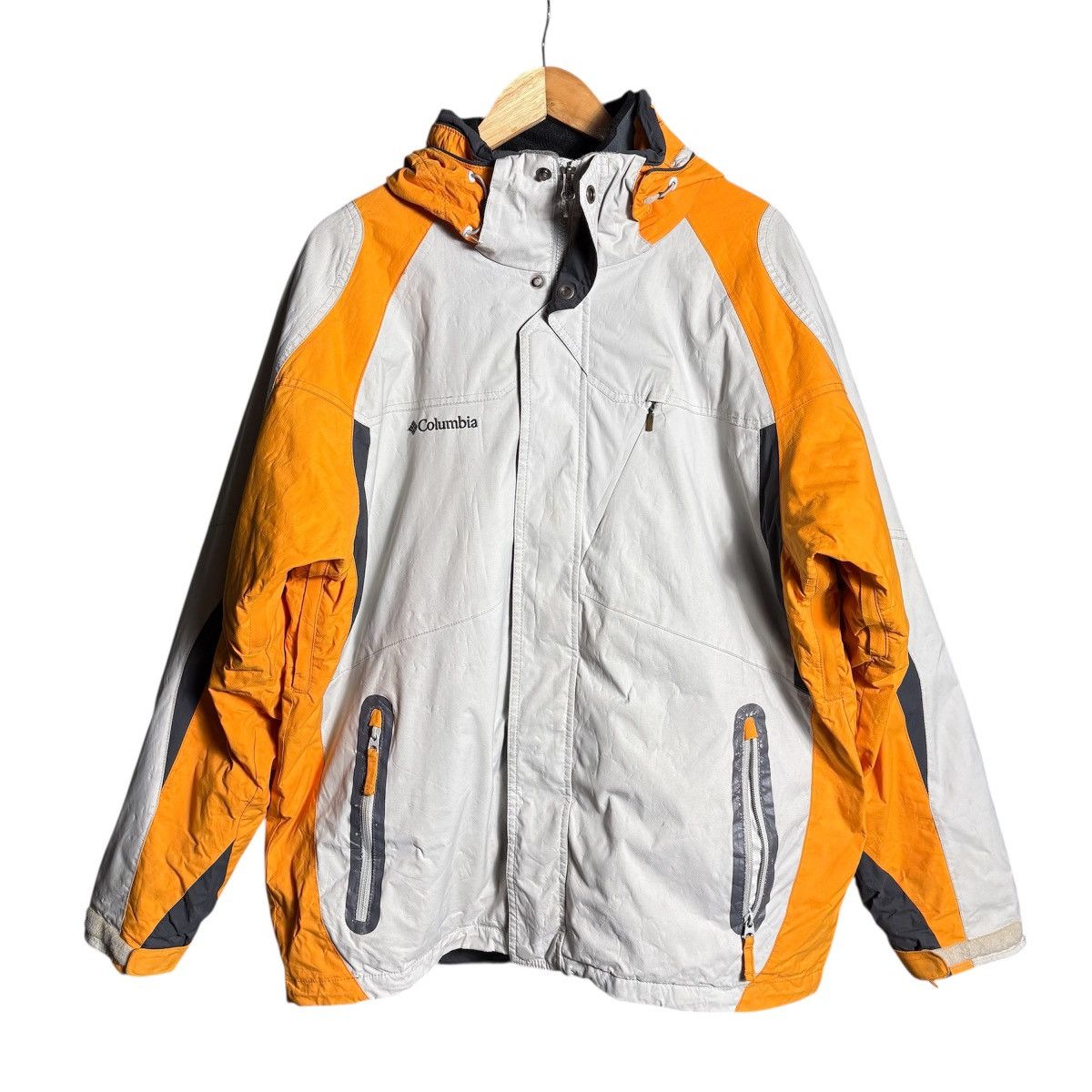 Columbia Vintage Columbia Omni Tech 2 in 1 Hoodie Heavy Jacket Coat Size US L / EU 52-54 / 3 - 1 Thumbnail