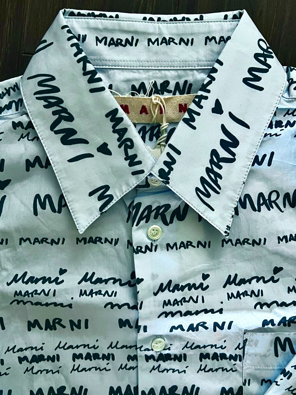 Marni Marni Shirt Arctic 52 Size US L / EU 52-54 / 3 - 2 Thumbnail