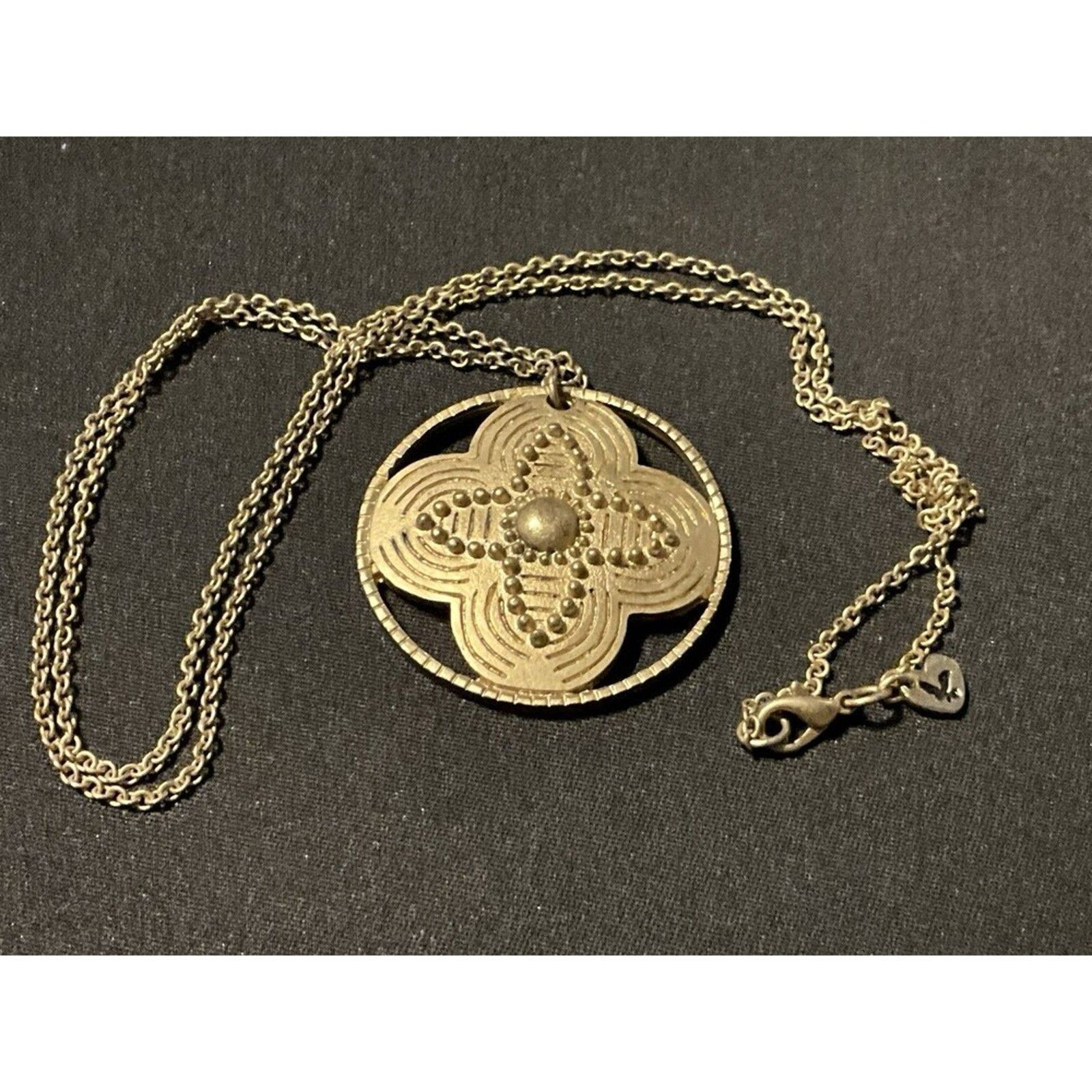 American Eagle Outfitters American Eagle 28in Chain Gold Tone Flower Necklace Size ONE SIZE - 1 Thumbnail