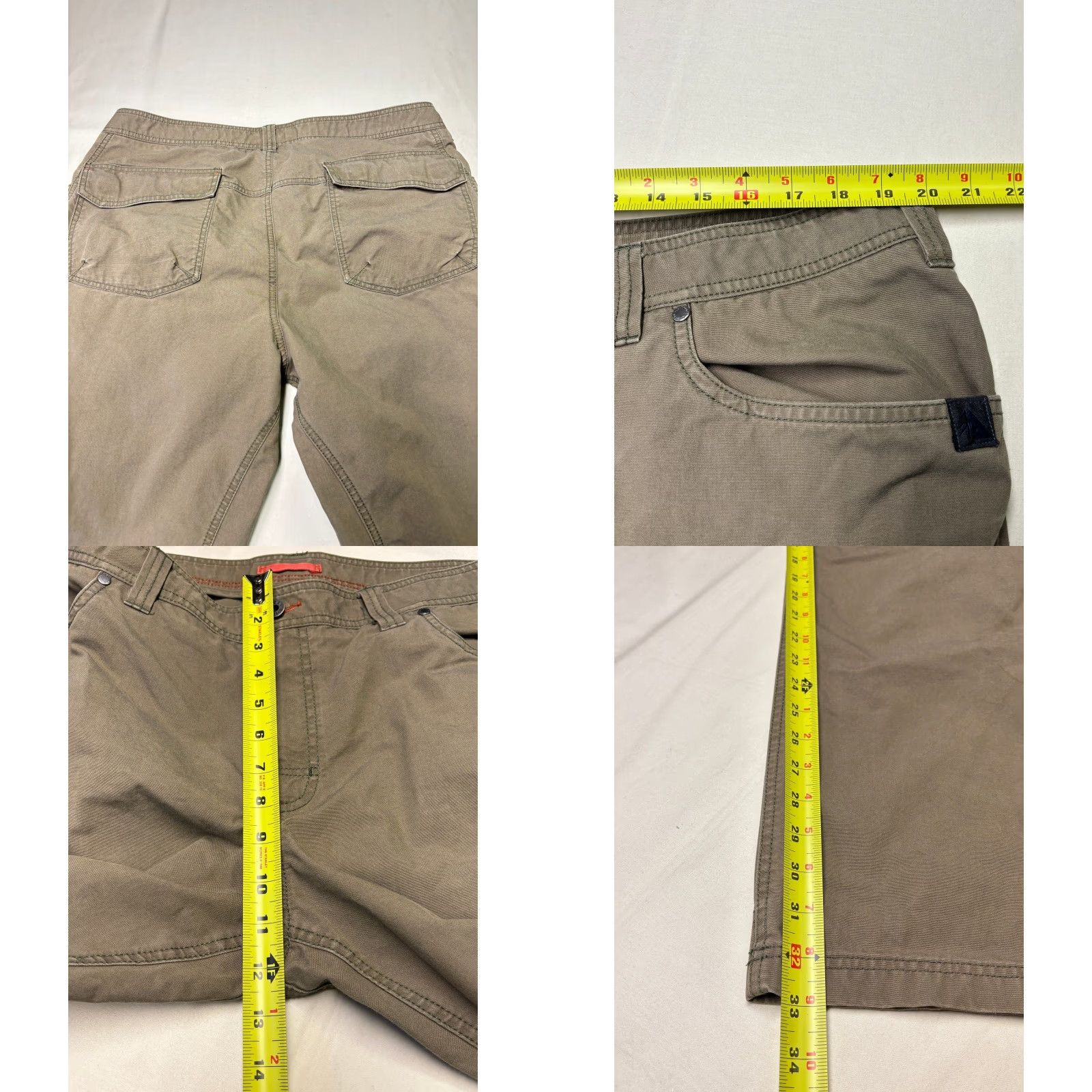 Vintage VINTAGE LLBean Cargo Pants Mens 40x34 Tan Khaki Utility Outdoor Work Adventure Size US 40 / EU 56 - 8 Thumbnail