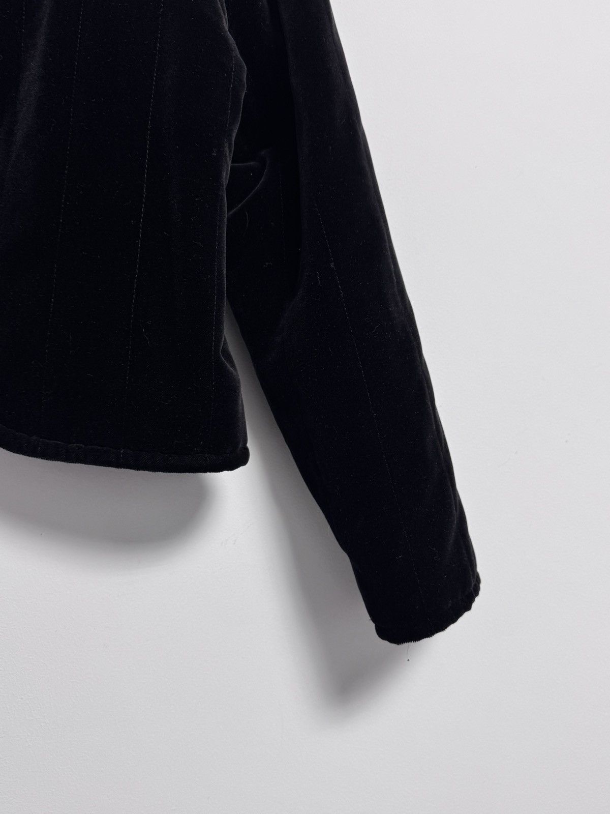 Designer × Japanese Brand Giovannozzi Velvet Women’s Blazer Jacket Size M / US 6-8 / IT 42-44 - 2 Thumbnail