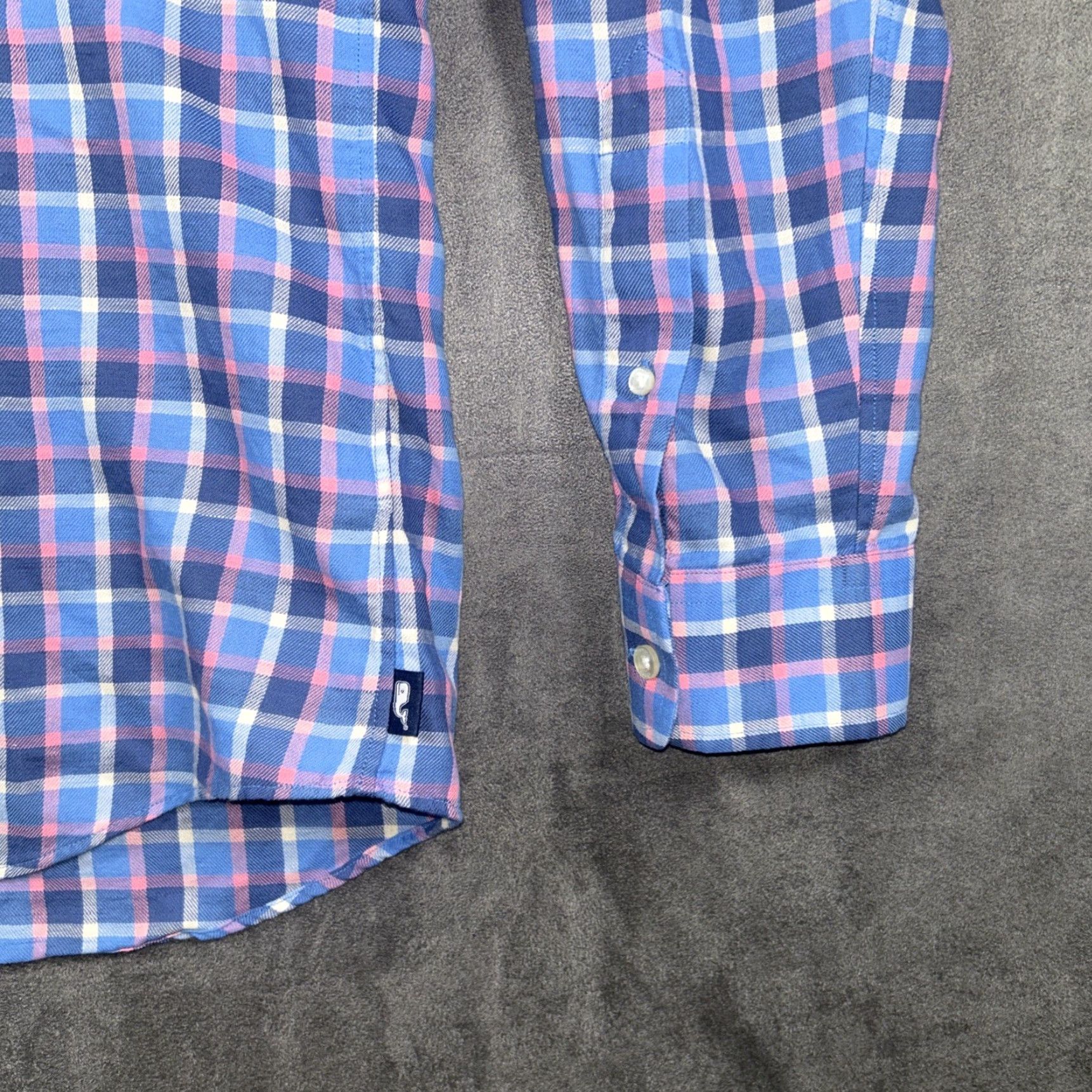 Vineyard Vines Vineyard Vines Crosby Shirt Shirt Button-Down L Blue Plaid Slim Fit Mens Long Sleeve Button-Up Size US L / EU 52-54 / 3 - 5 Thumbnail