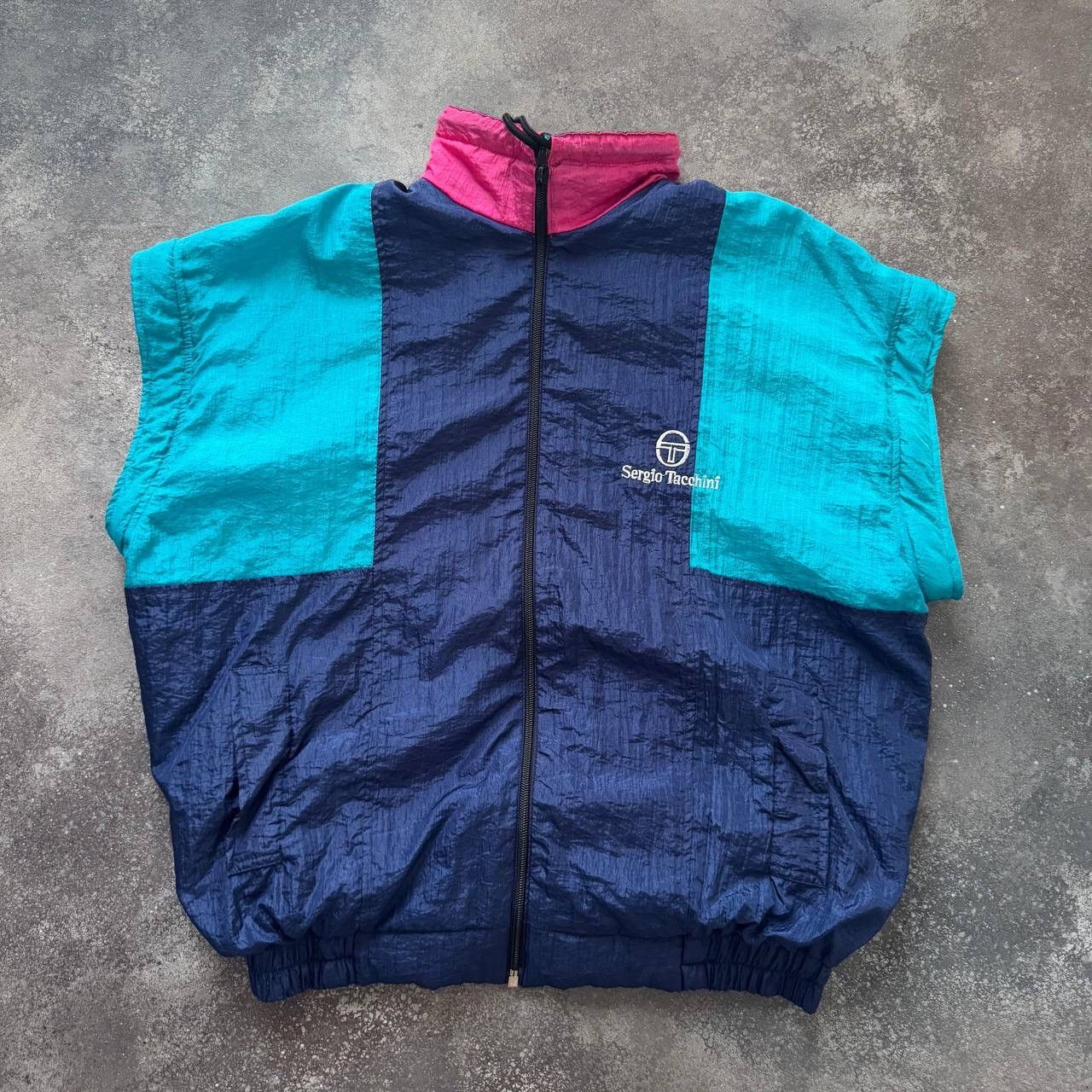 Sergio Tacchini 80s Sergio Tacchini Vintage Retro Track Jacket Size US M / EU 48-50 / 2 - 4 Thumbnail