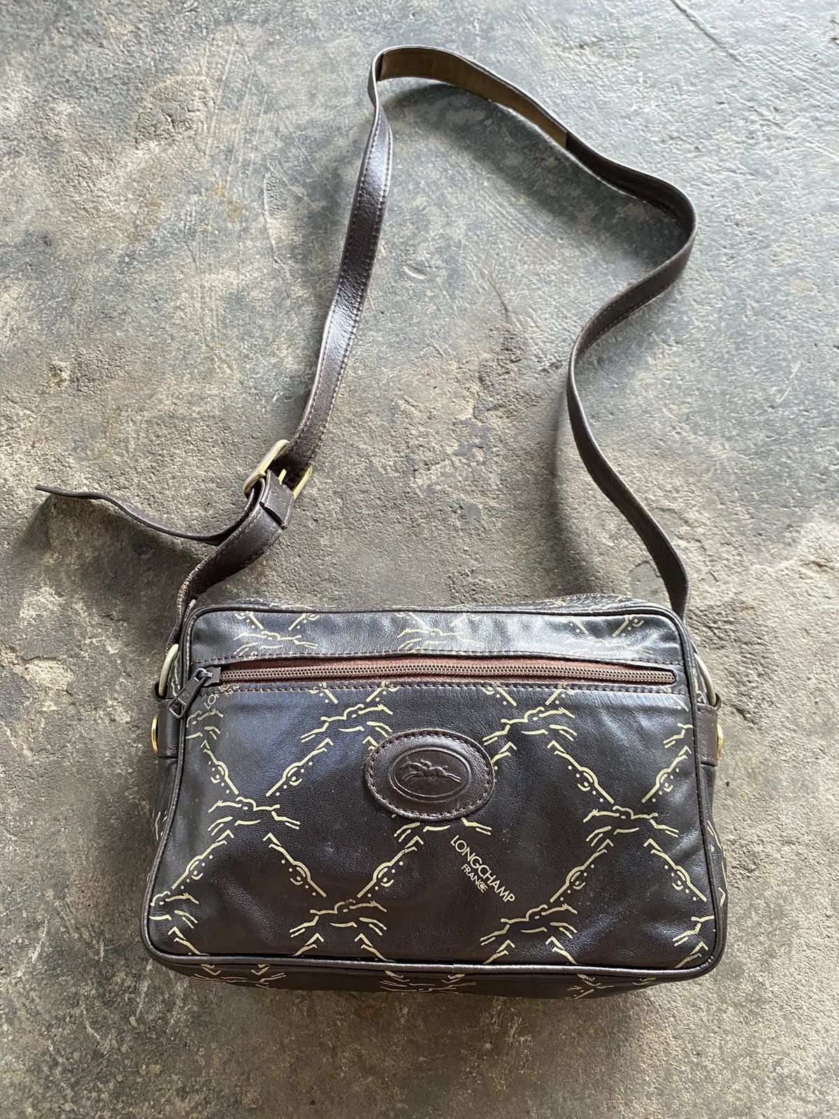 Longchamp × Vintage Vintage Longchamp Monogram Bag Size ONE SIZE - 2 Thumbnail