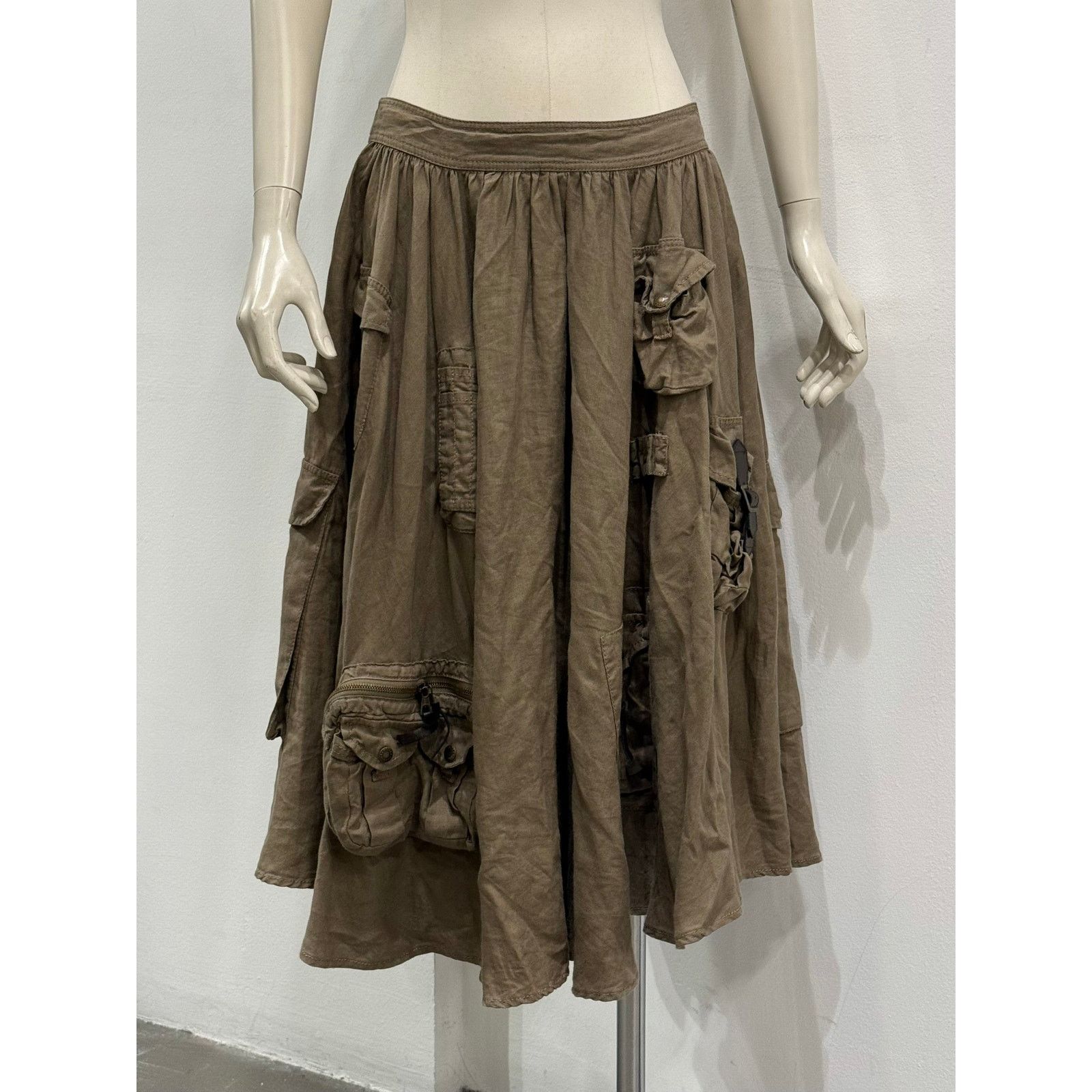Dolce & Gabbana S/S2003 Dolce & Gabbana multi pocket cargo military skirt Size 28" / US 6 / IT 42 - 1 Thumbnail