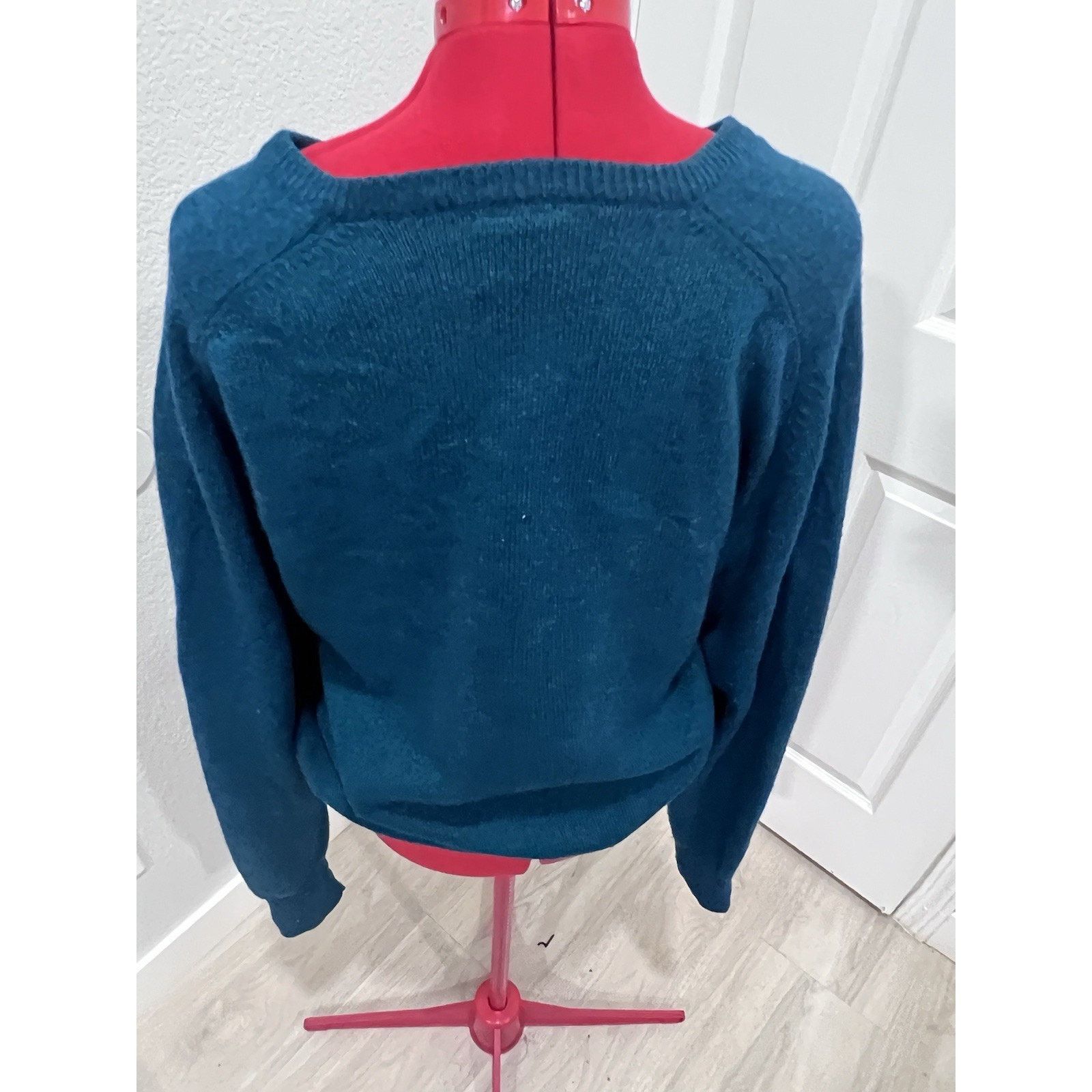 Other John Martin Men’s Wool Blend Green Preppy Academia pullover Size US L / EU 52-54 / 3 - 9 Thumbnail